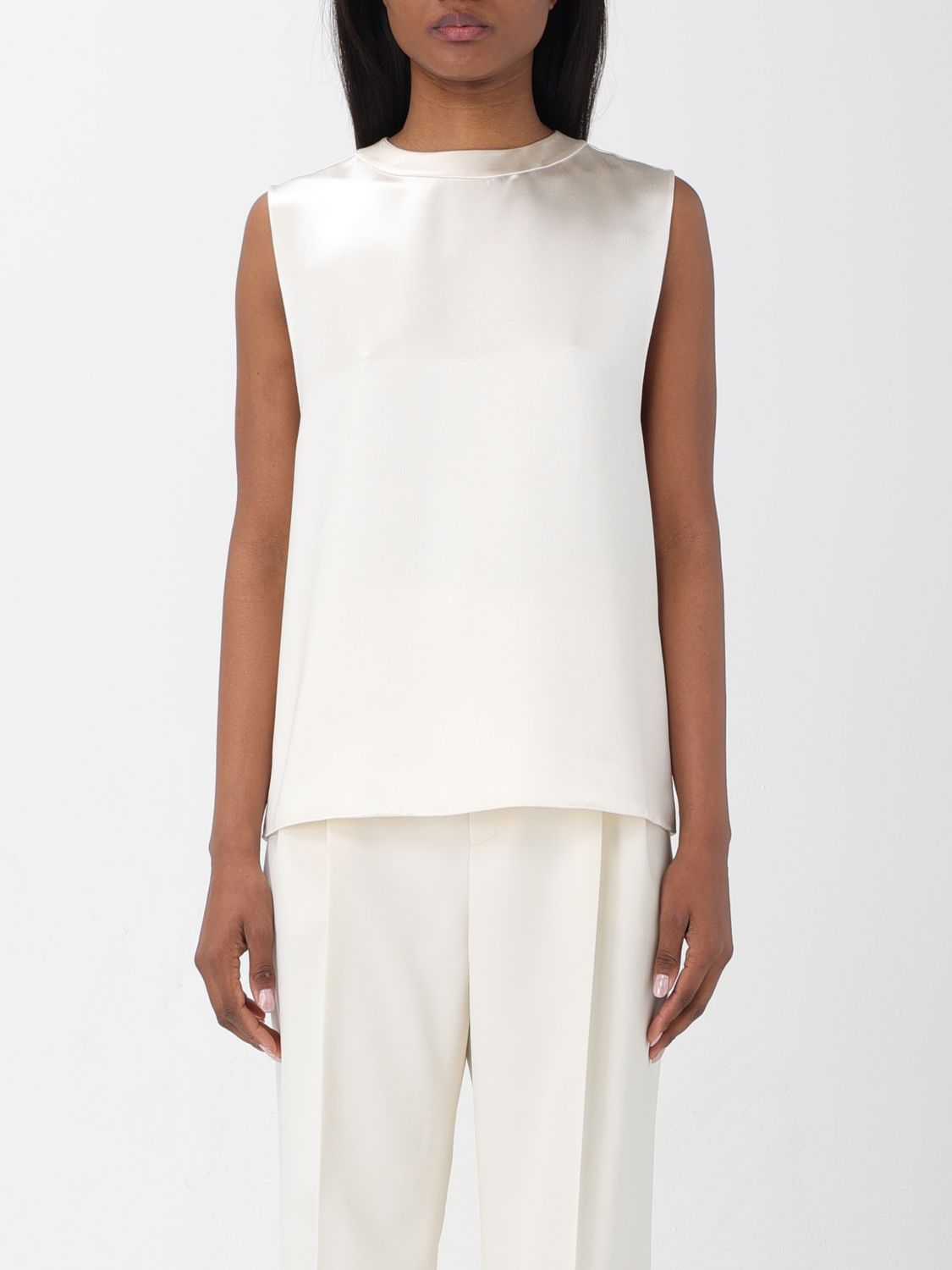 Saint Laurent Top SAINT LAURENT Woman colour White