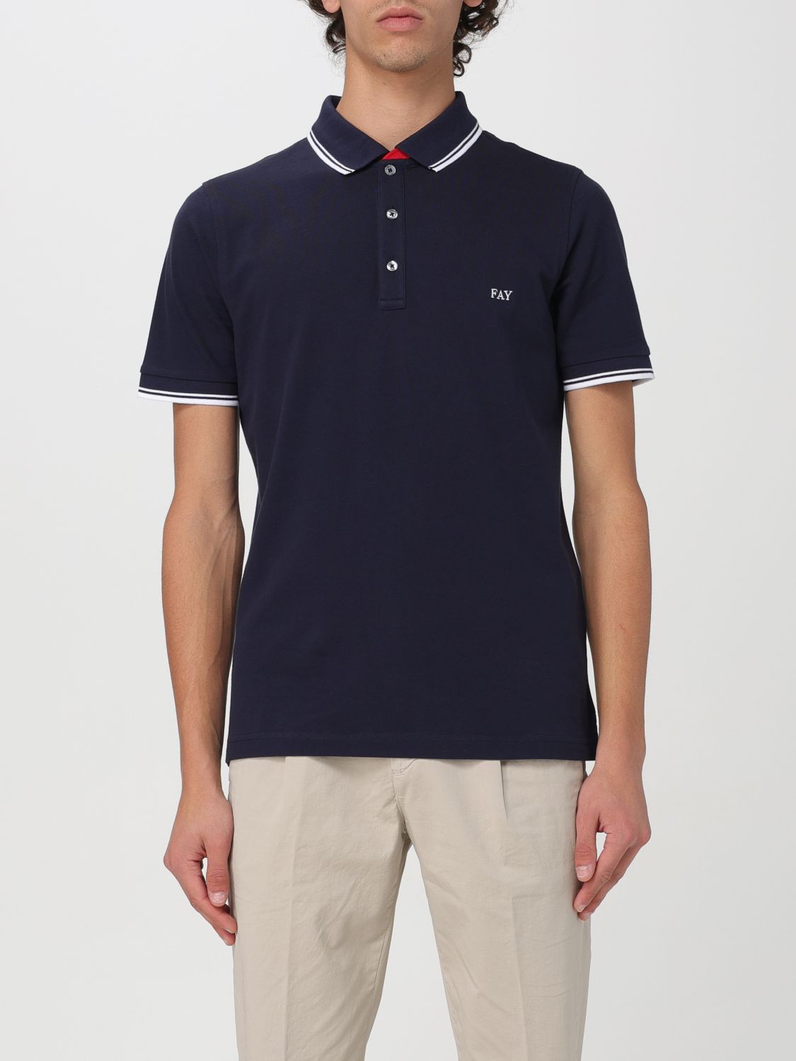 Fay Polo Shirt FAY Men colour Navy