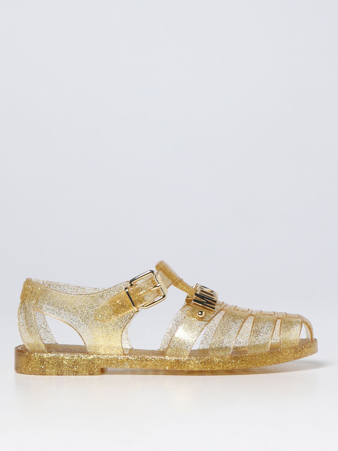 Moschino Couture Flat Shoes MOSCHINO COUTURE Woman colour Gold