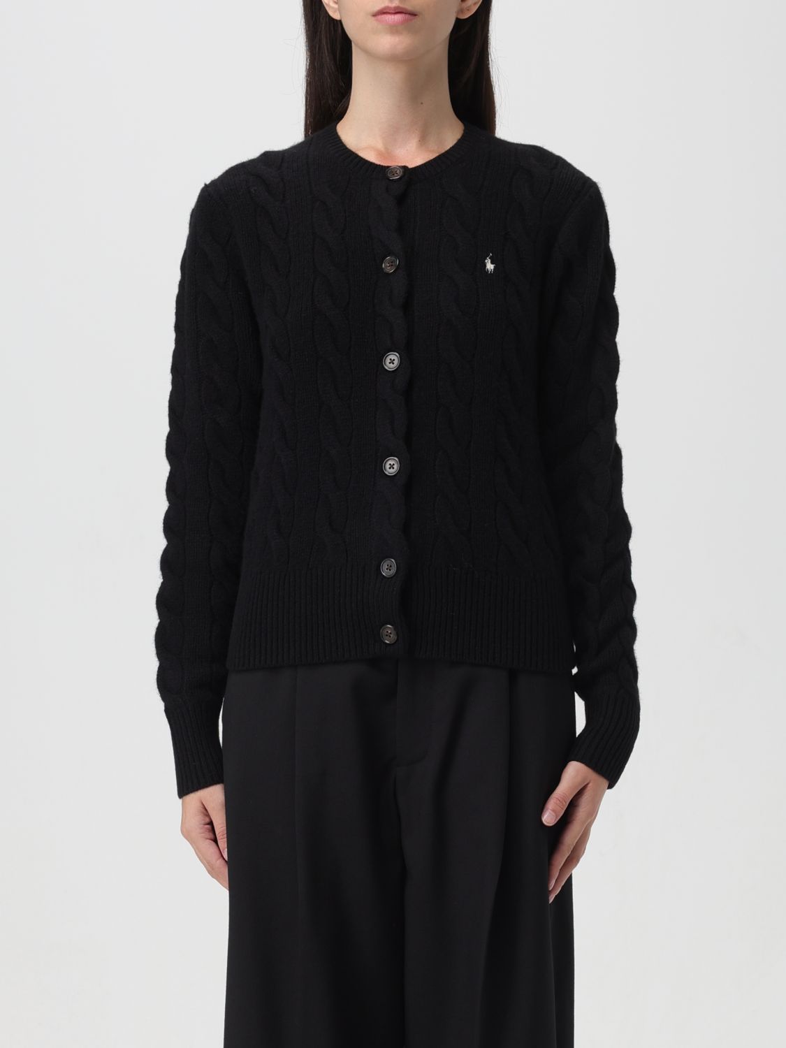 Polo Ralph Lauren Cardigan POLO RALPH LAUREN Woman colour Black