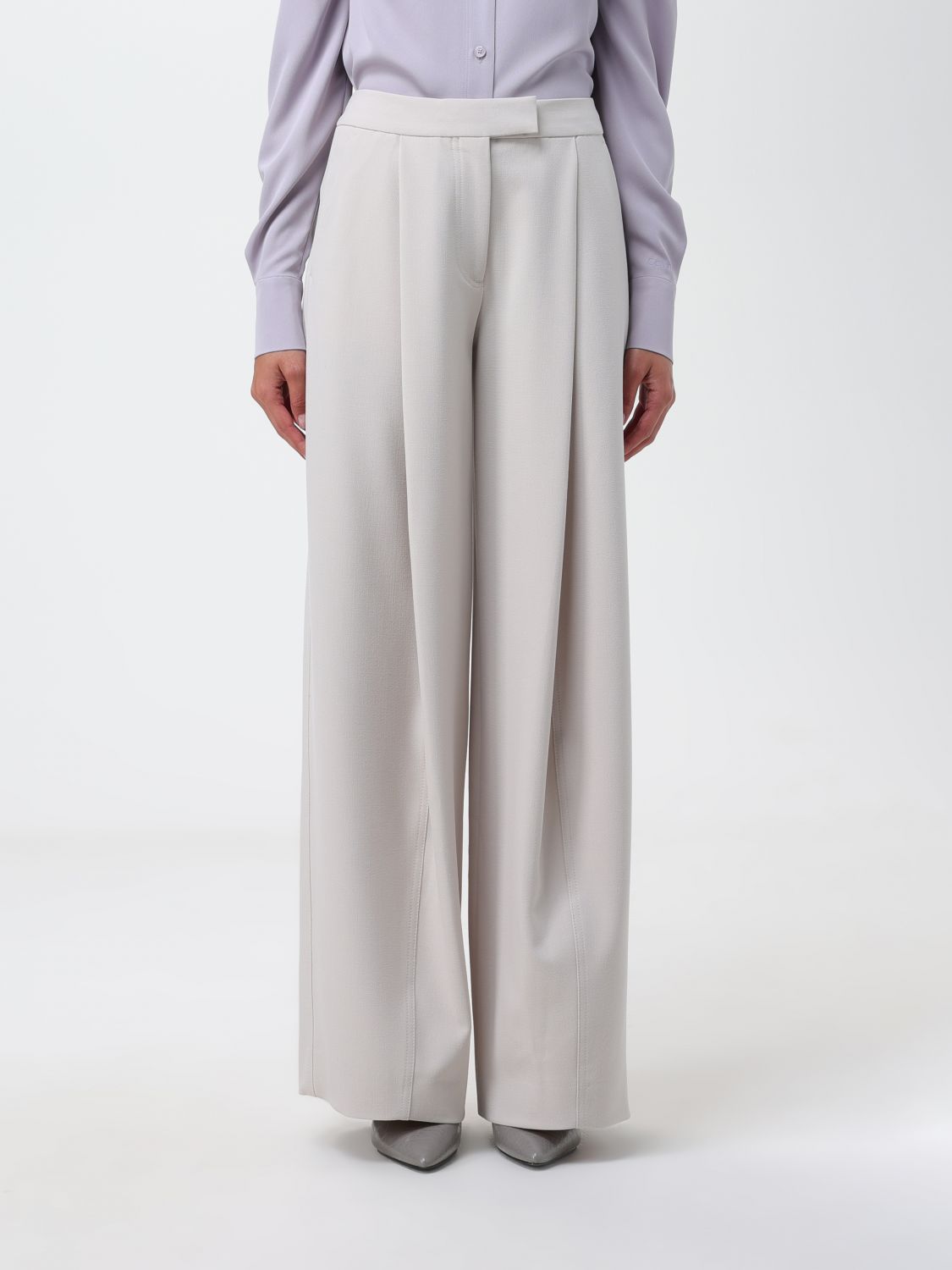 Calvin Klein Trousers CALVIN KLEIN Woman colour Grey