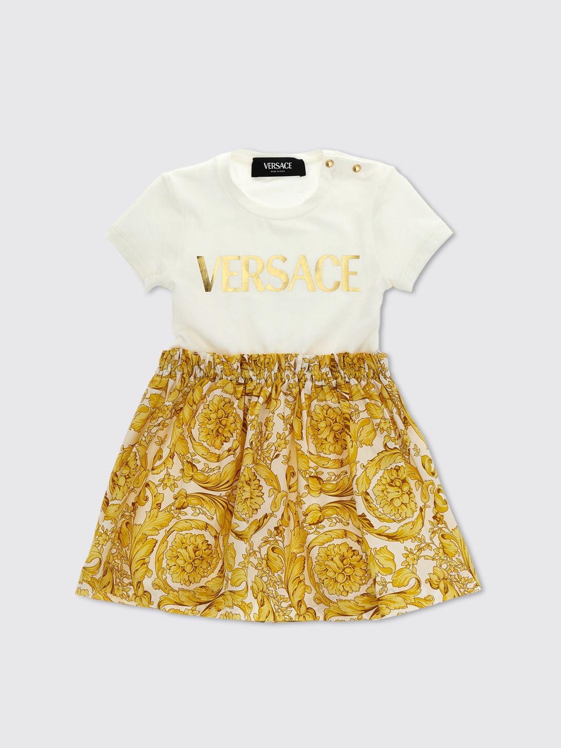 Young Versace Romper YOUNG VERSACE Kids colour Gold