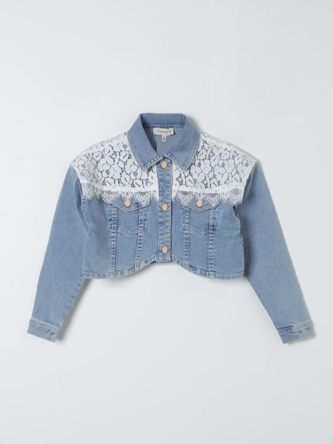 Twinset Jacket TWINSET Kids colour Denim