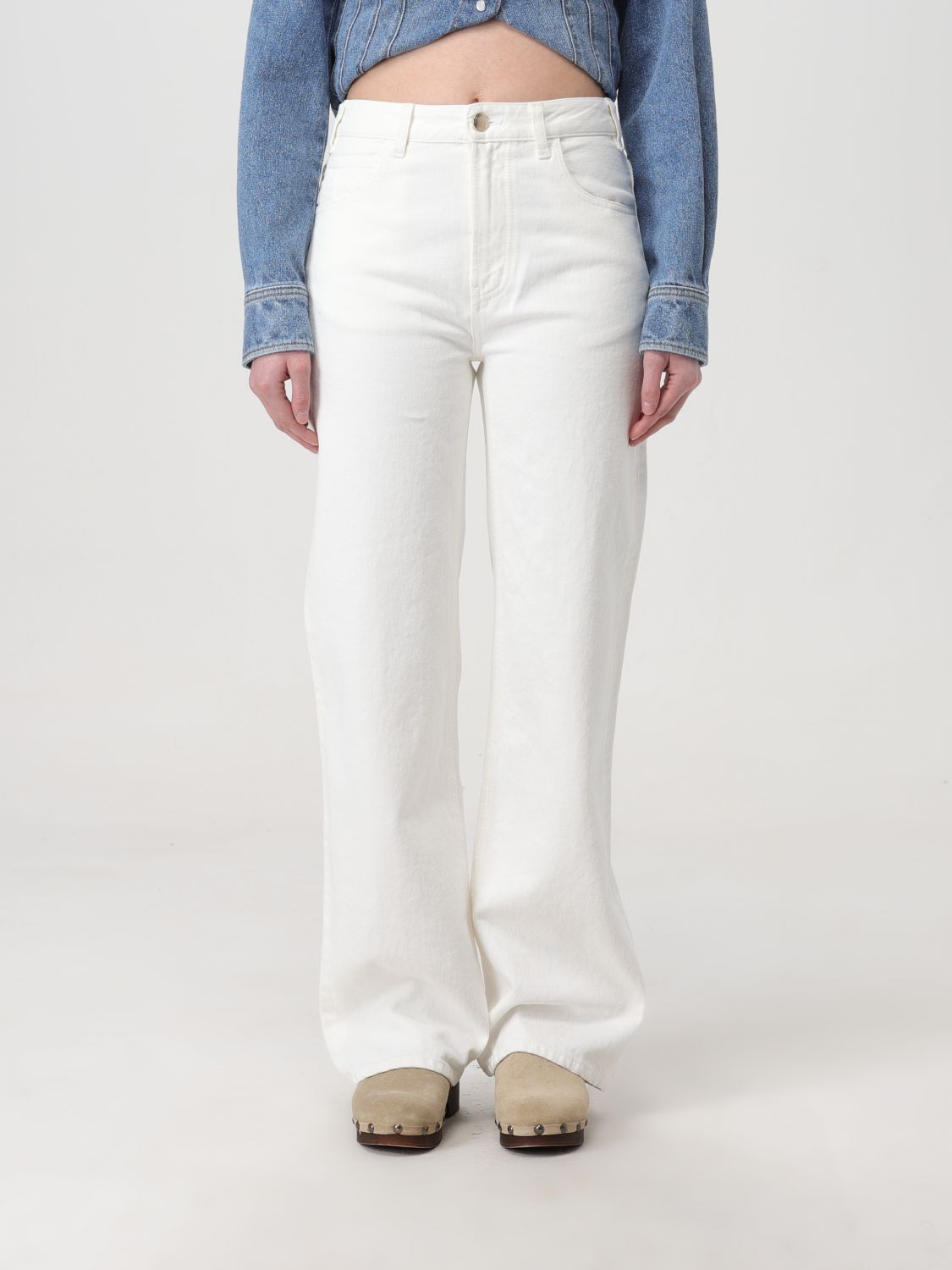 Chloé Jeans CHLOÉ Woman colour White