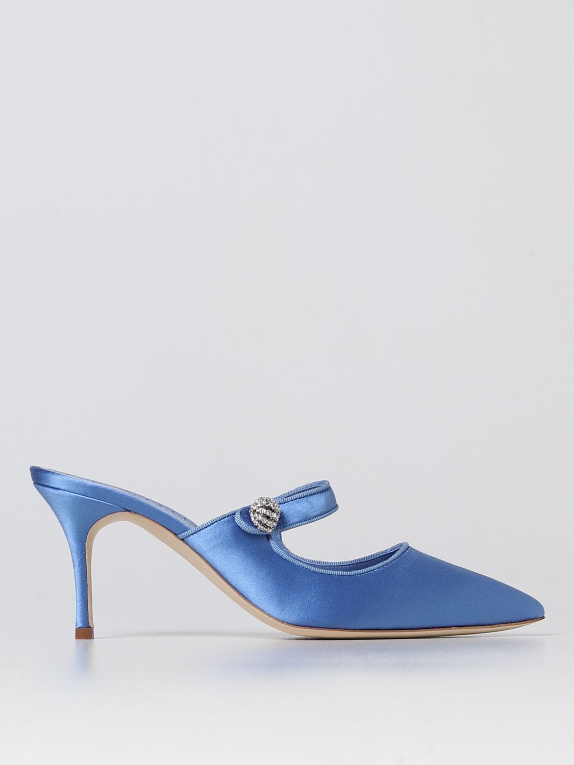 Manolo Blahnik High Heel Shoes MANOLO BLAHNIK Woman colour Blue