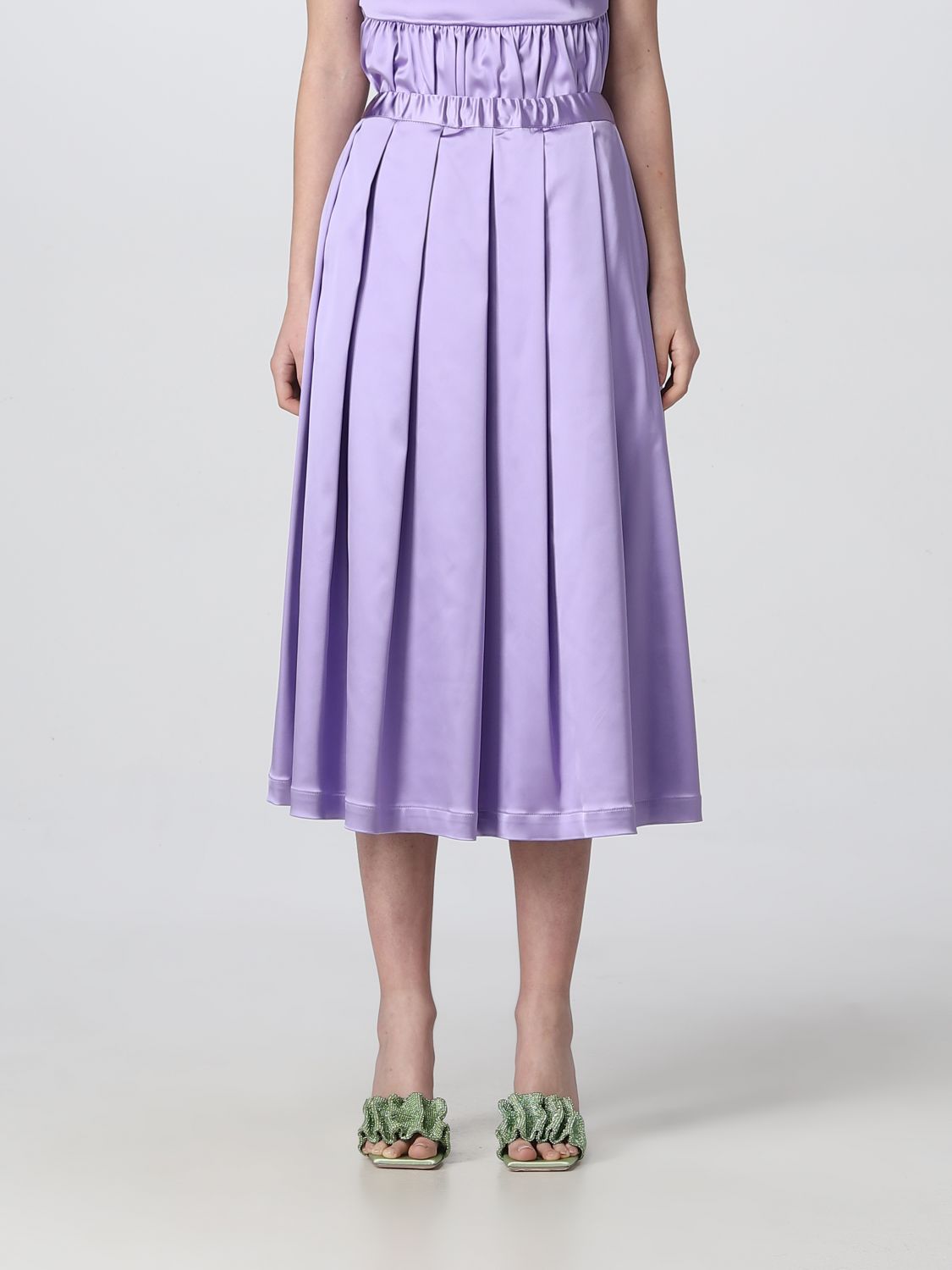 Semicouture Skirt SEMICOUTURE Woman colour Wisteria