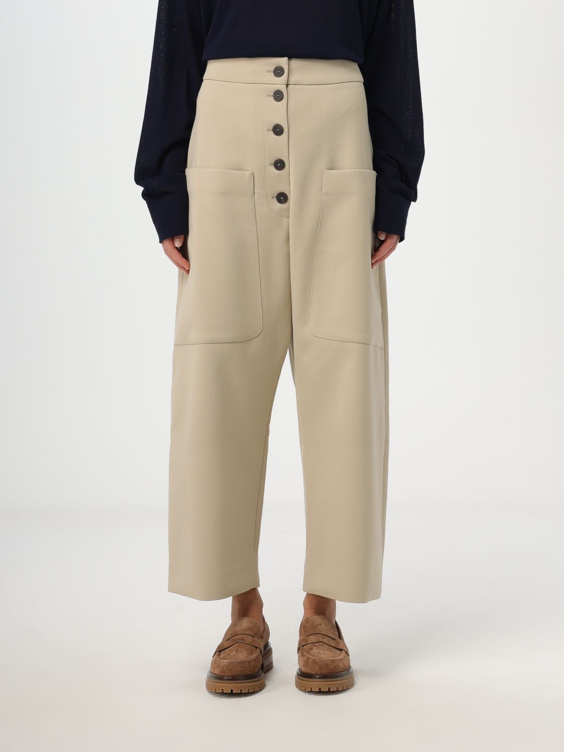 Studio Nicholson Trousers STUDIO NICHOLSON Woman colour Beige