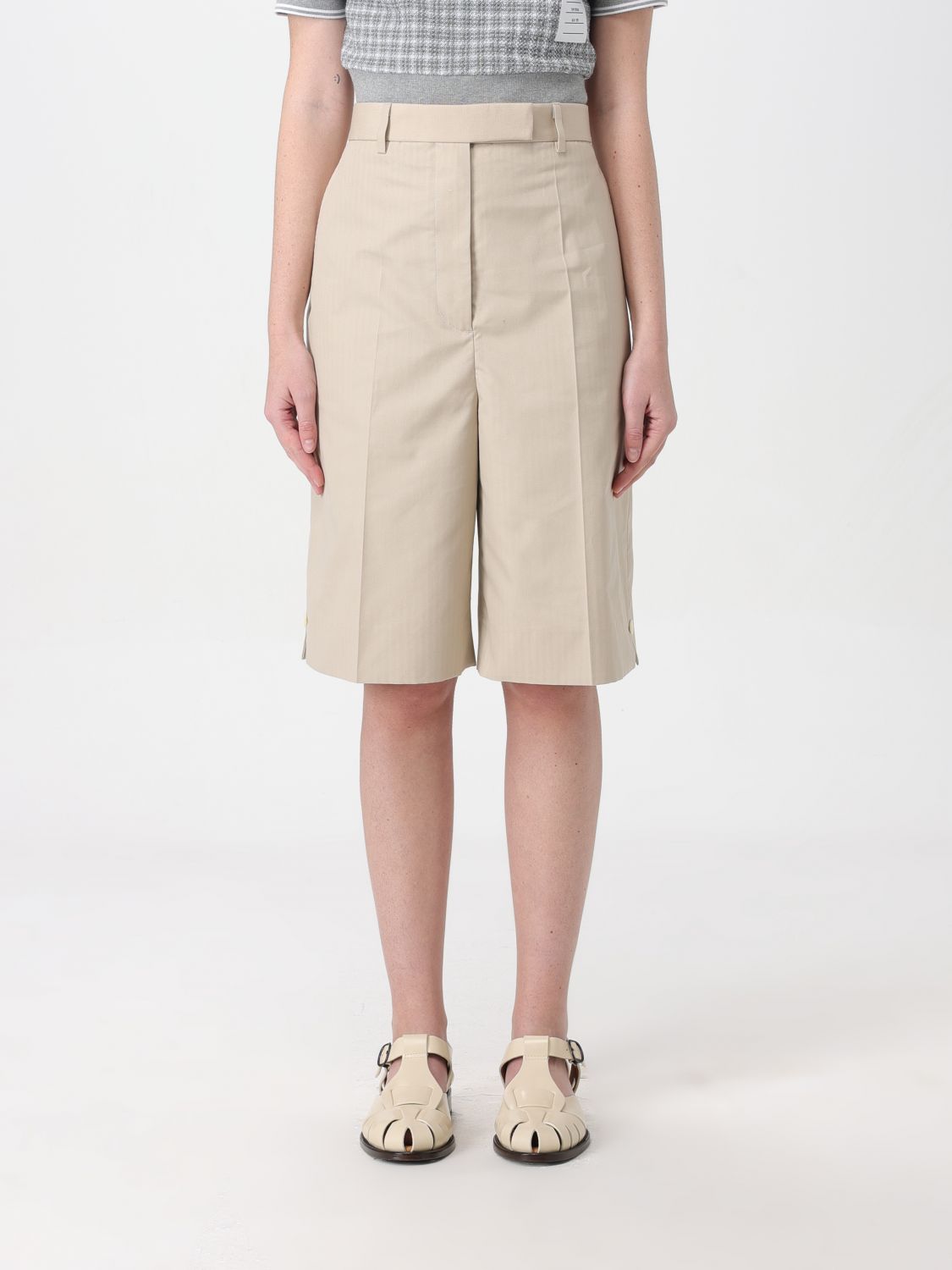 Thom Browne Short THOM BROWNE Woman colour Beige