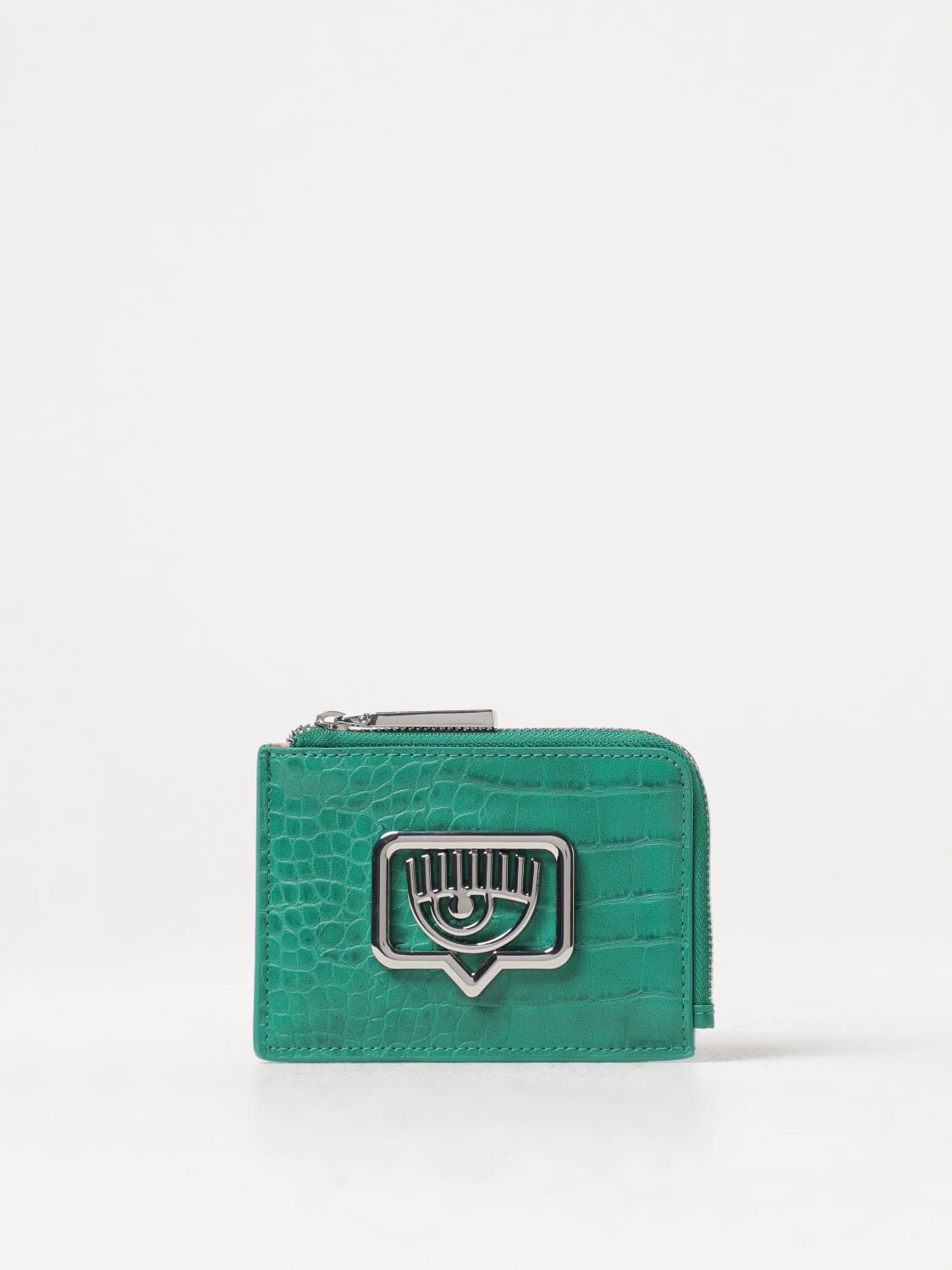 CHIARA FERRAGNI Wallet CHIARA FERRAGNI Woman colour Green