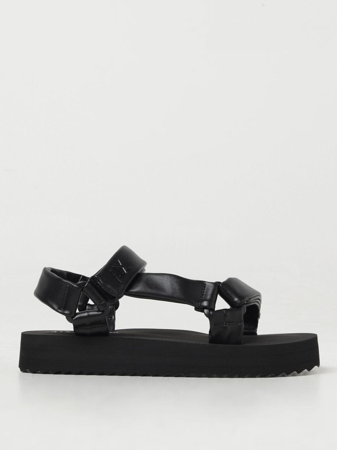 Armani Exchange Flat Sandals ARMANI EXCHANGE Woman colour Black