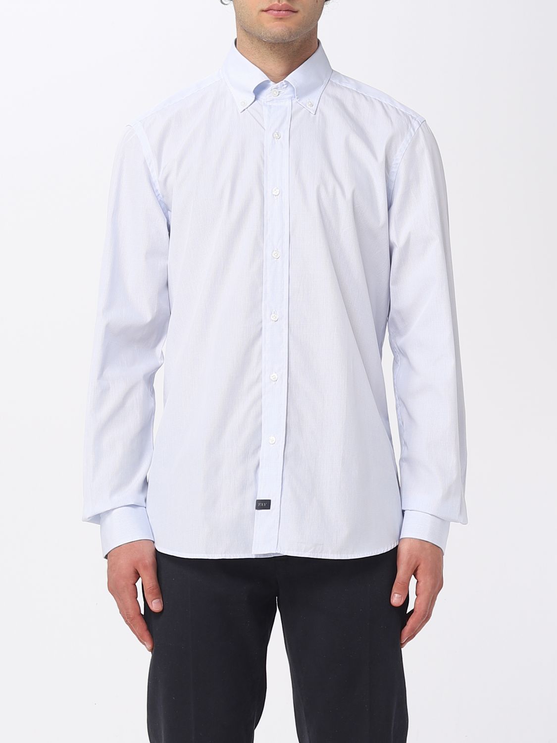 Fay Shirt FAY Men colour Sky Blue