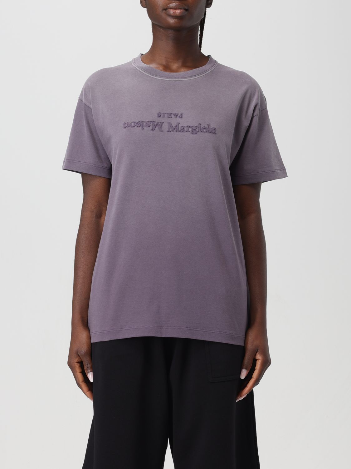 Maison Margiela T-Shirt MAISON MARGIELA Woman colour Violet