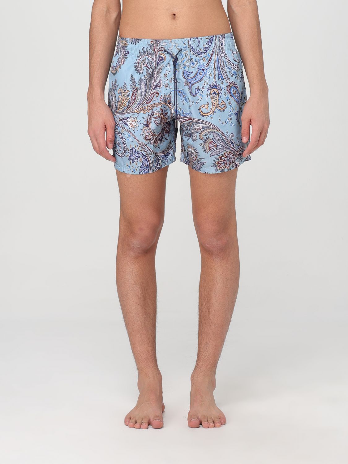 Etro Swimsuit ETRO Men colour Gnawed Blue