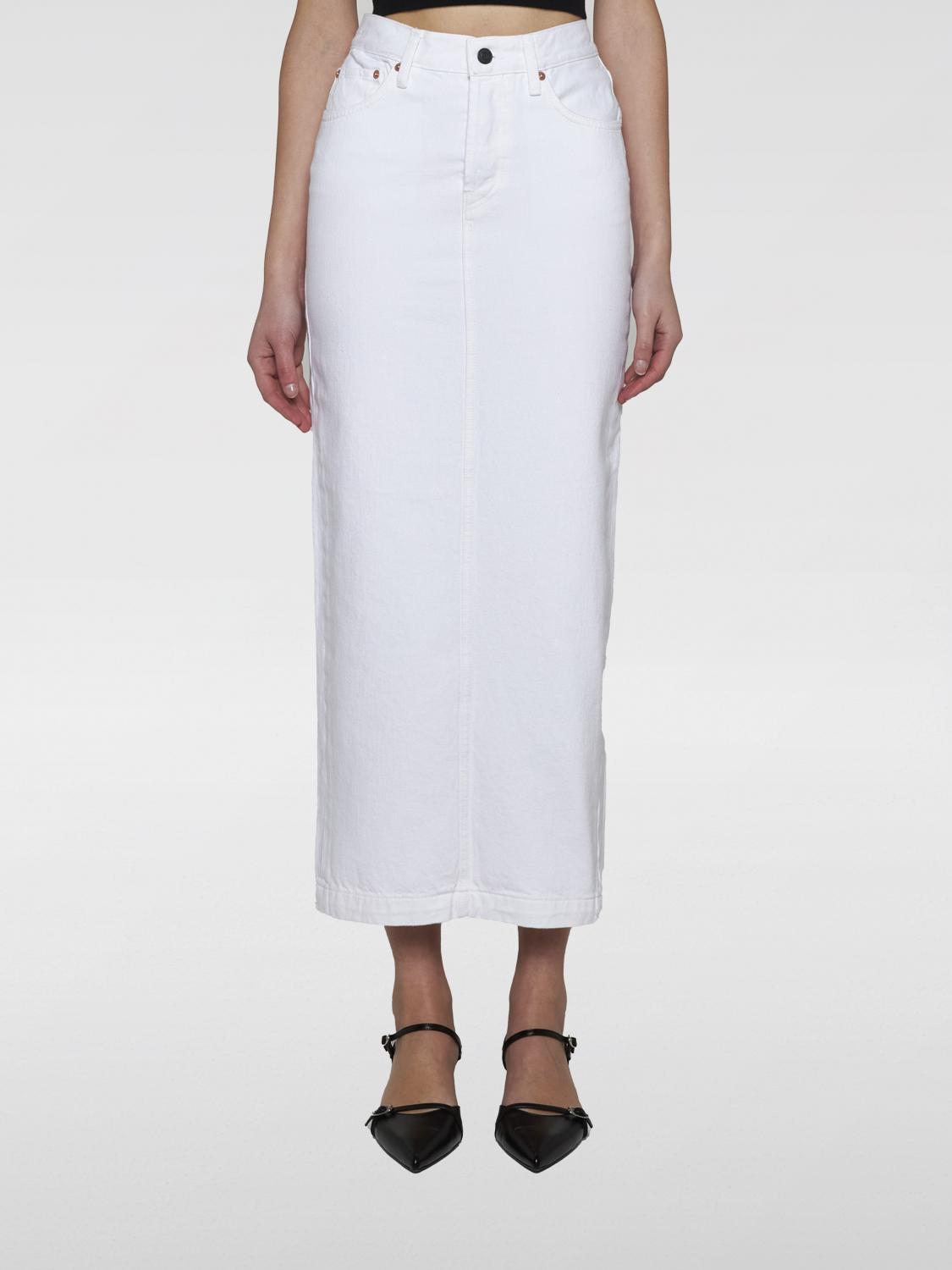 WARDROBE.NYC Skirt WARDROBE. NYC Woman color White