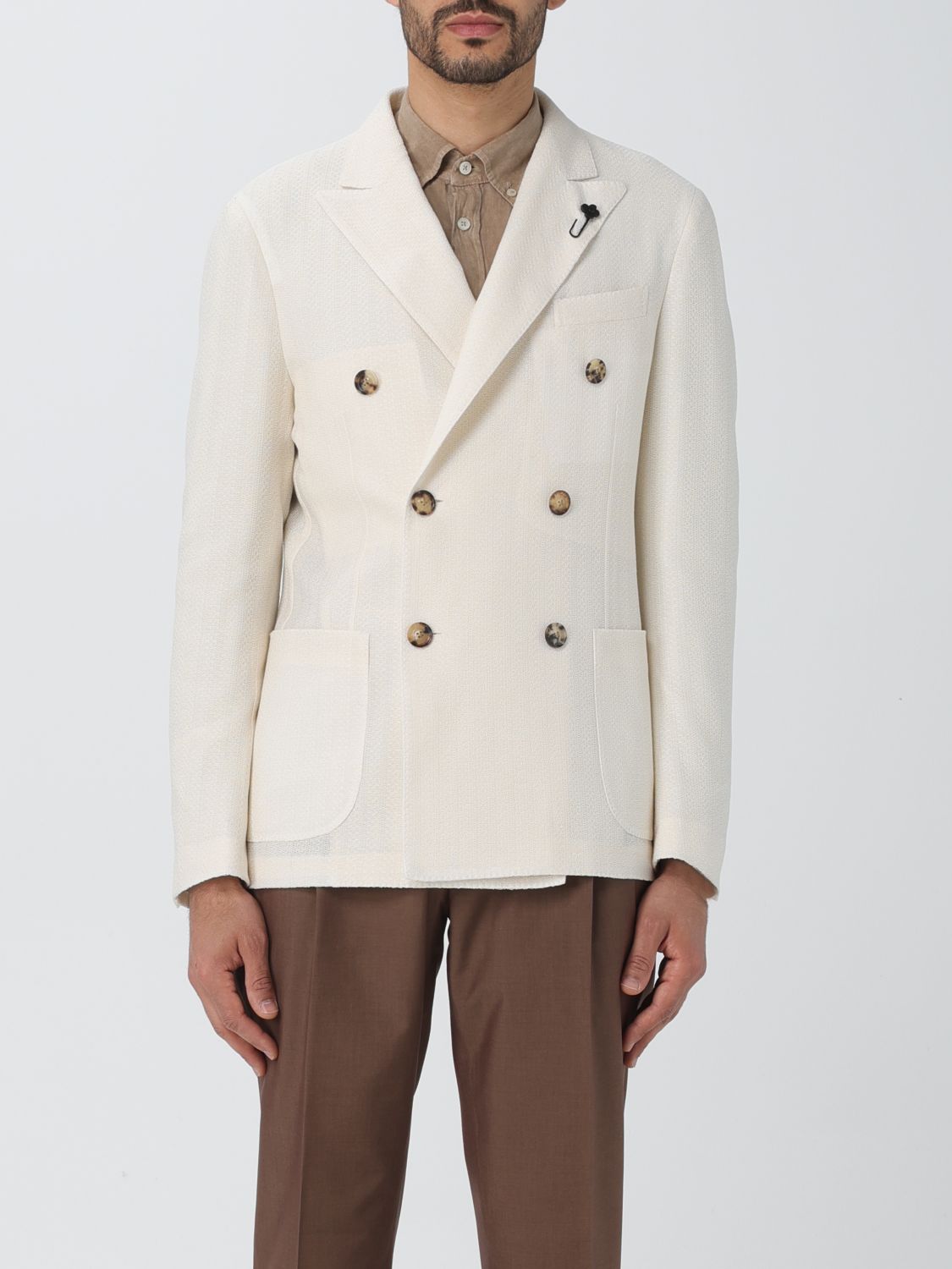 Lardini Blazer LARDINI Men colour White