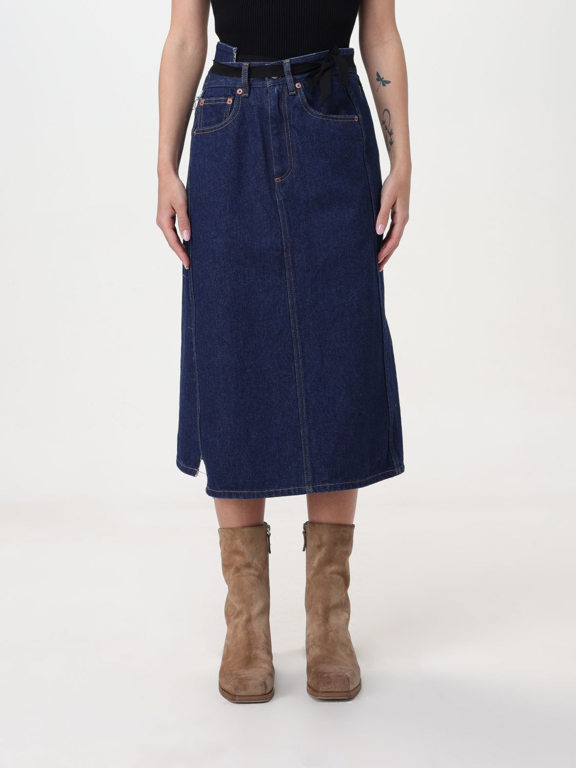 MM6 Maison Margiela Skirt MM6 MAISON MARGIELA Woman colour Blue