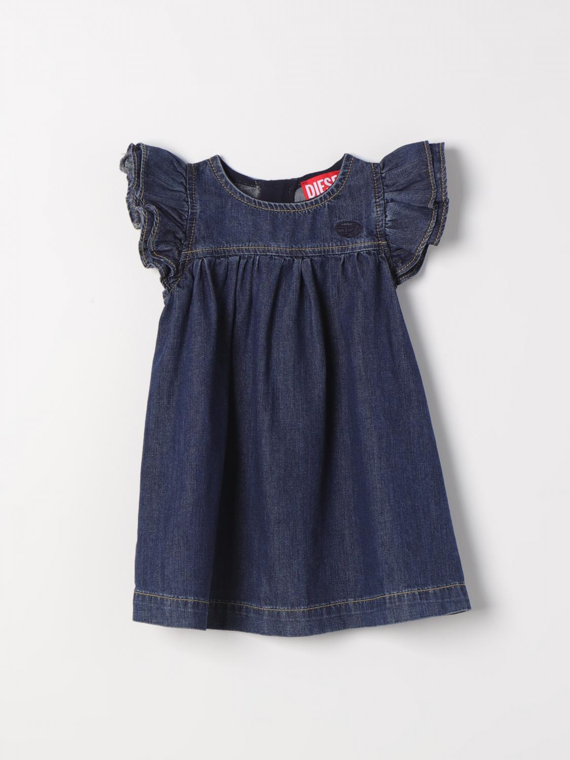 Diesel Romper DIESEL Kids colour Denim