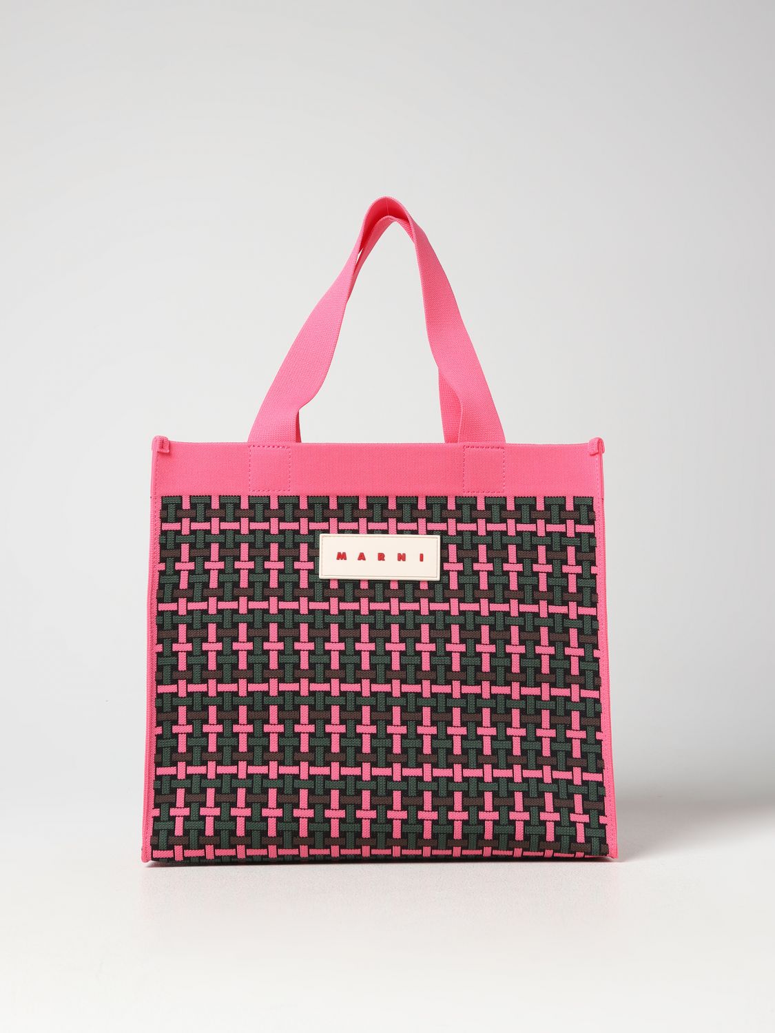 Marni Tote Bags MARNI Woman colour Fuchsia