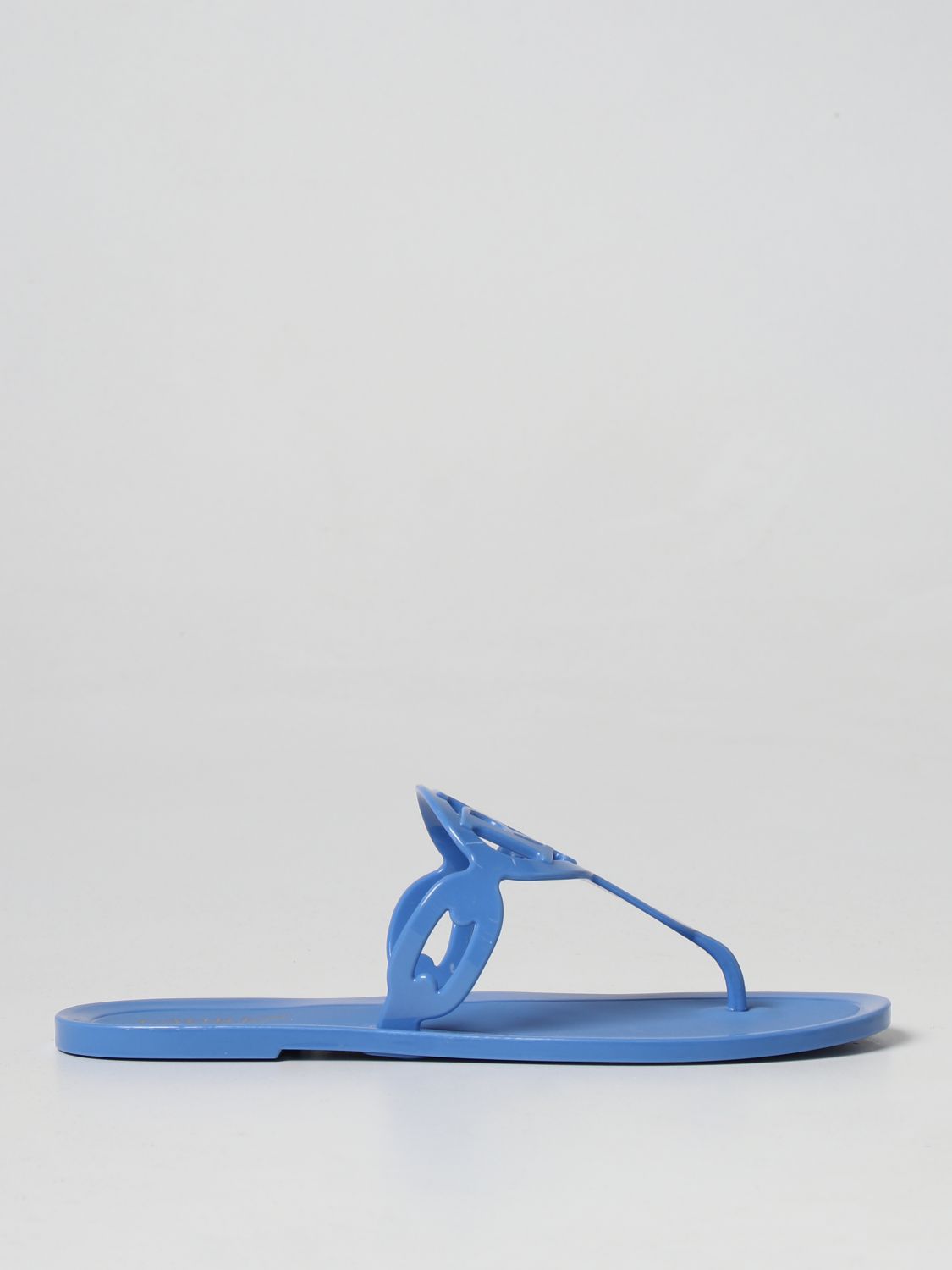 Lauren Ralph Lauren Flat Sandals LAUREN RALPH LAUREN Woman colour Gnawed Blue