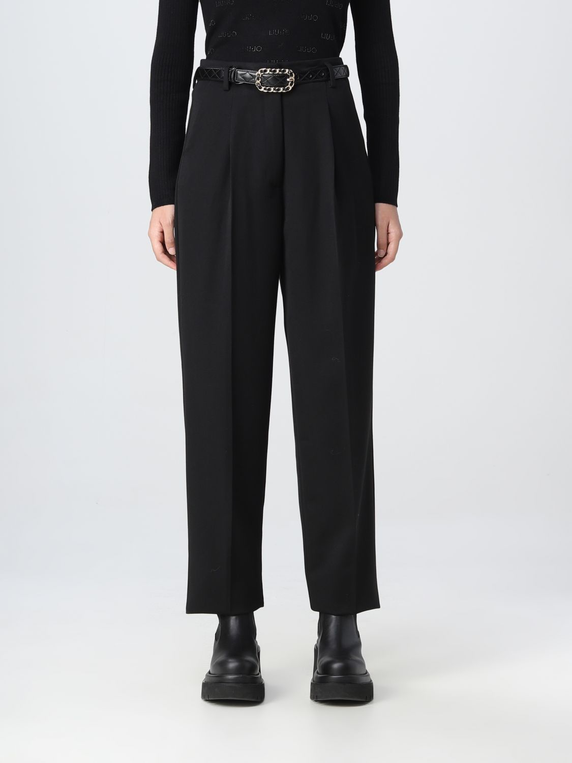 Liu Jo Trousers LIU JO Woman colour Black