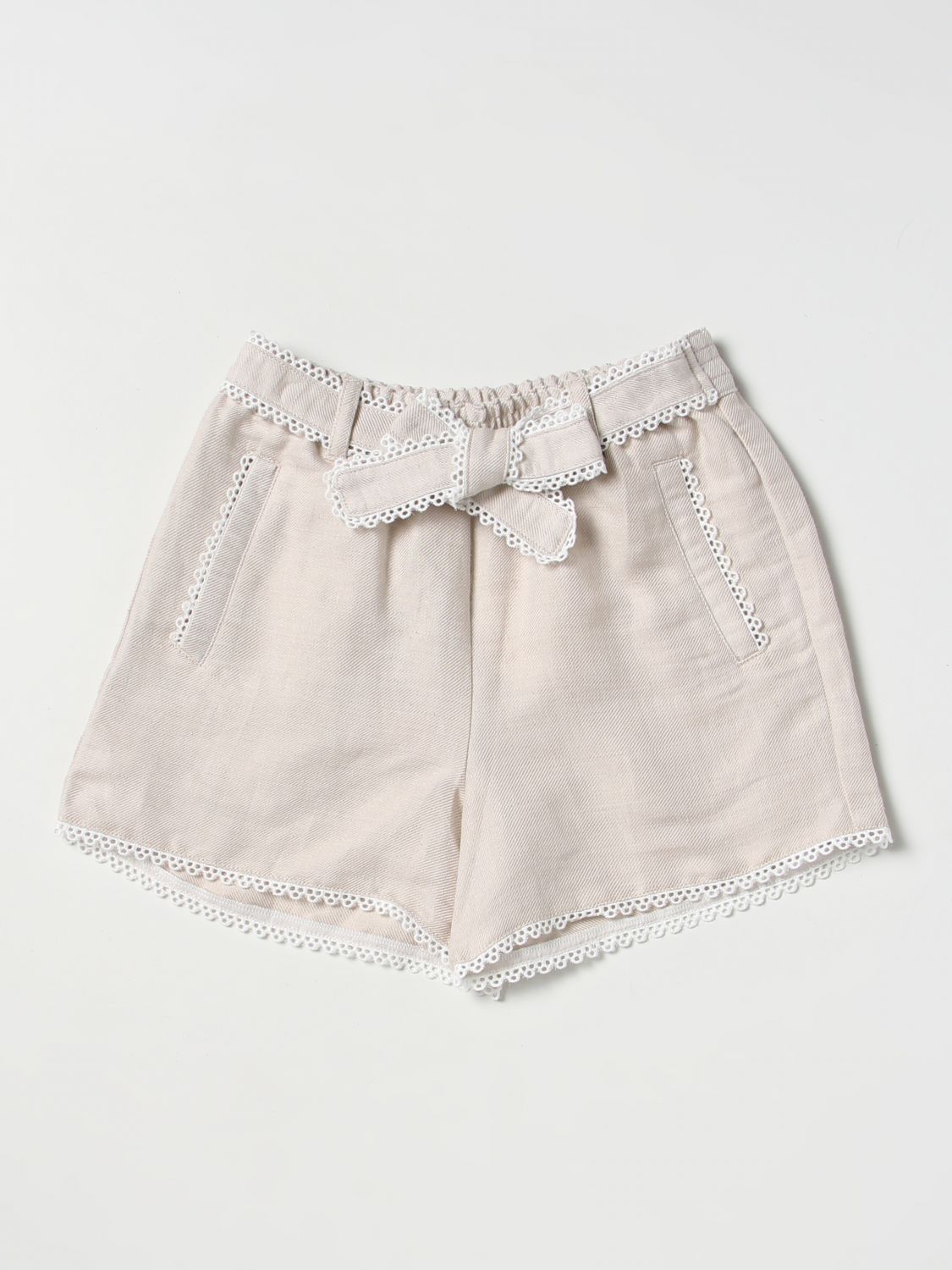 Chloé Short CHLOÉ Kids colour Beige