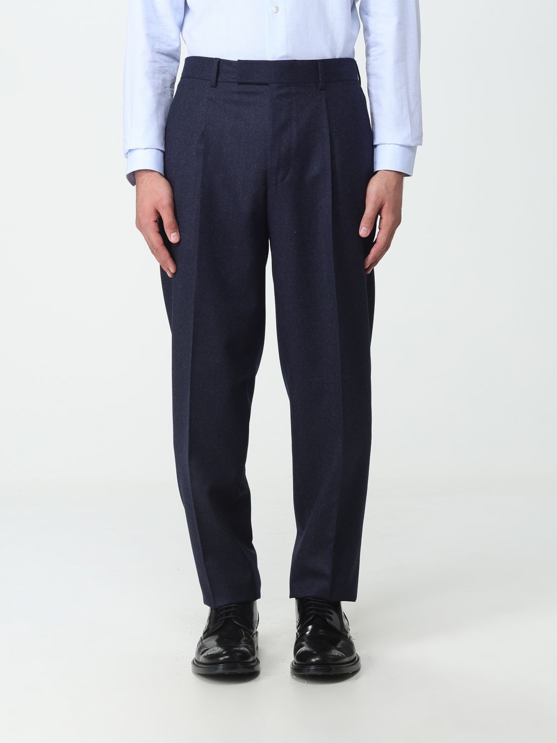 zegna Trousers ZEGNA Men colour Blue