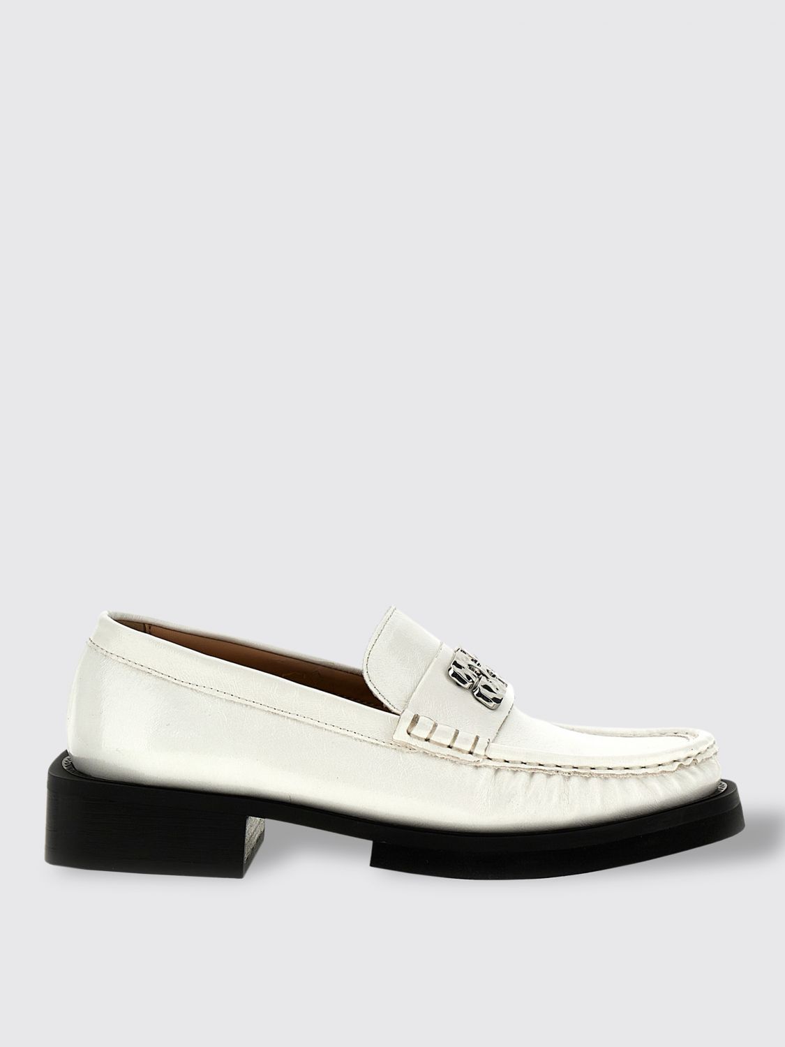 Ganni Loafers GANNI Woman colour White