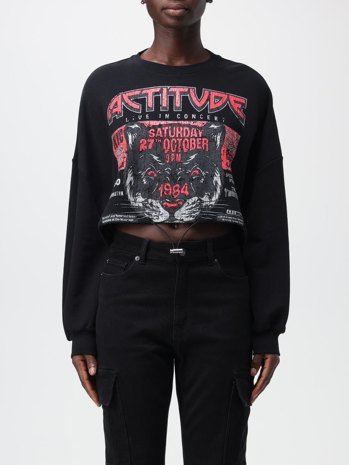 Actitude Twinset Sweatshirt ACTITUDE TWINSET Woman colour Black