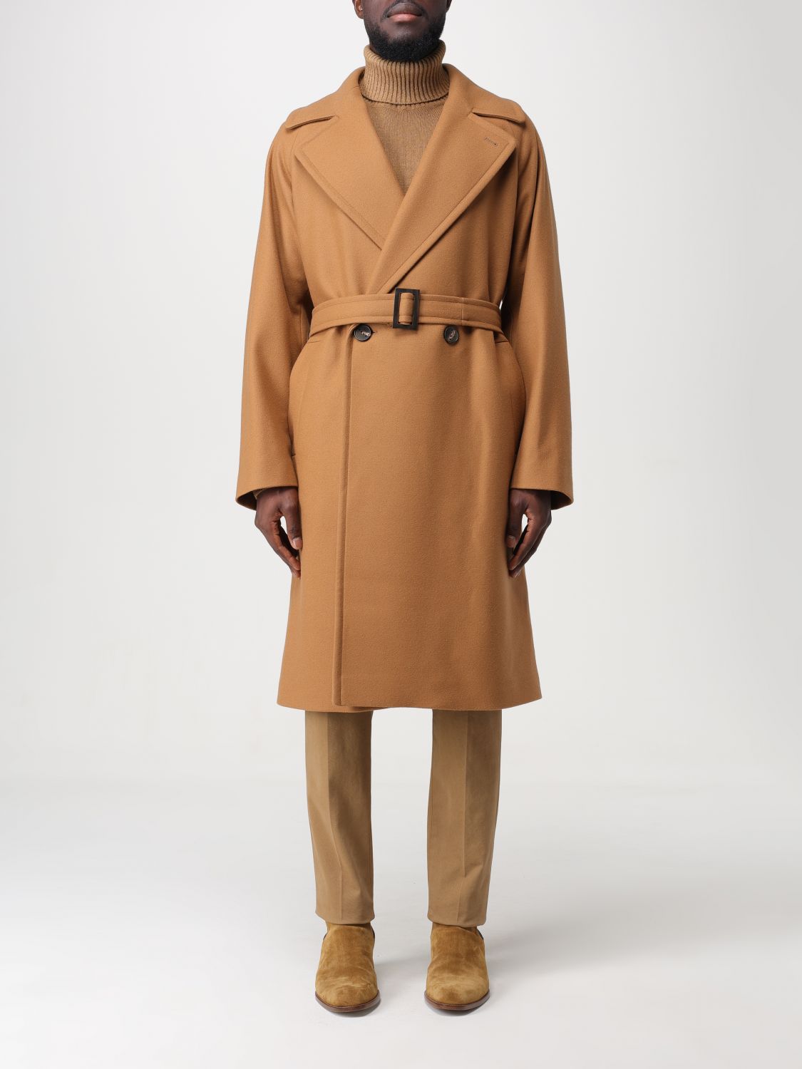 Hevo Coat HEVO Men colour Camel