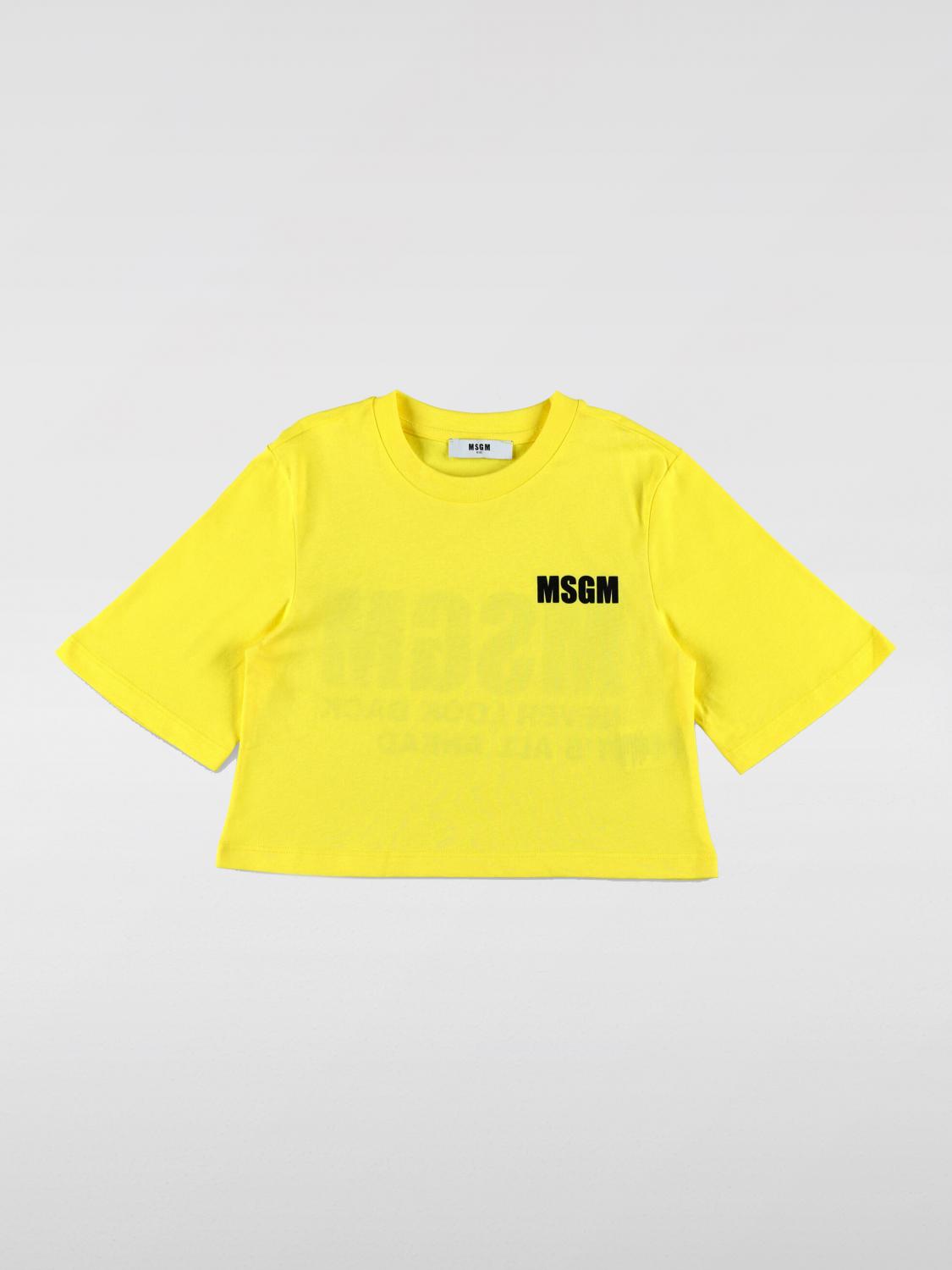 Msgm Kids T-Shirt MSGM KIDS Kids color Yellow