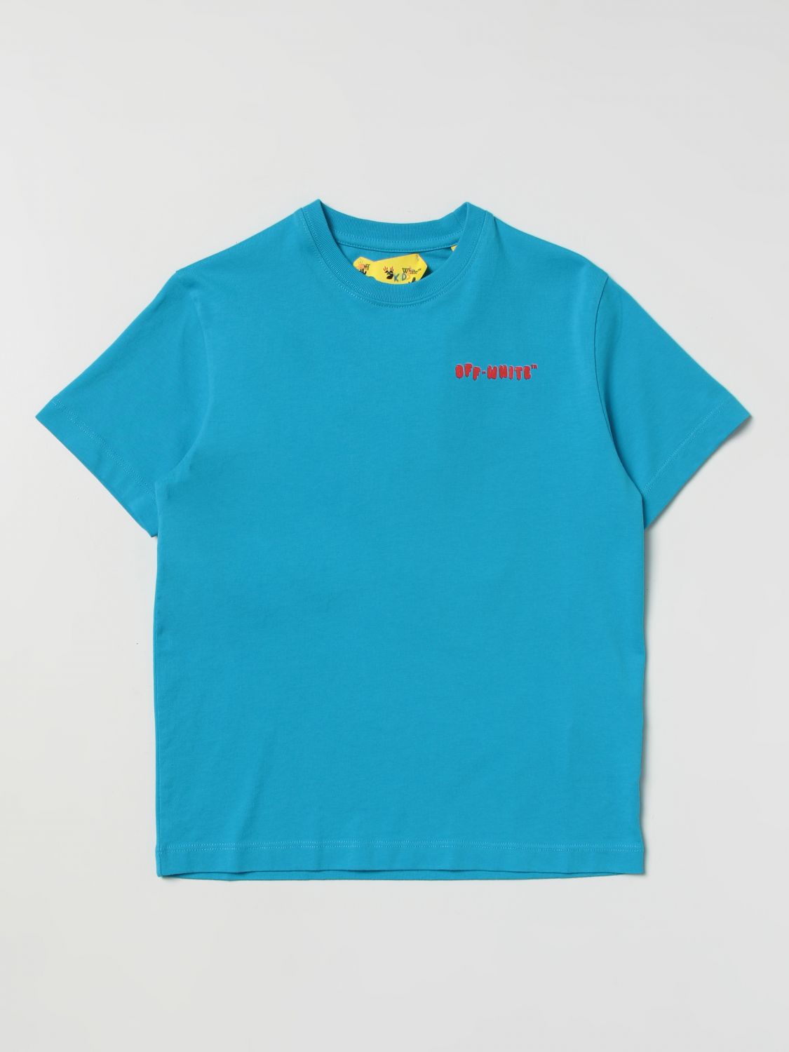 OFF-WHITE T-Shirt OFF-WHITE Kids colour Blue