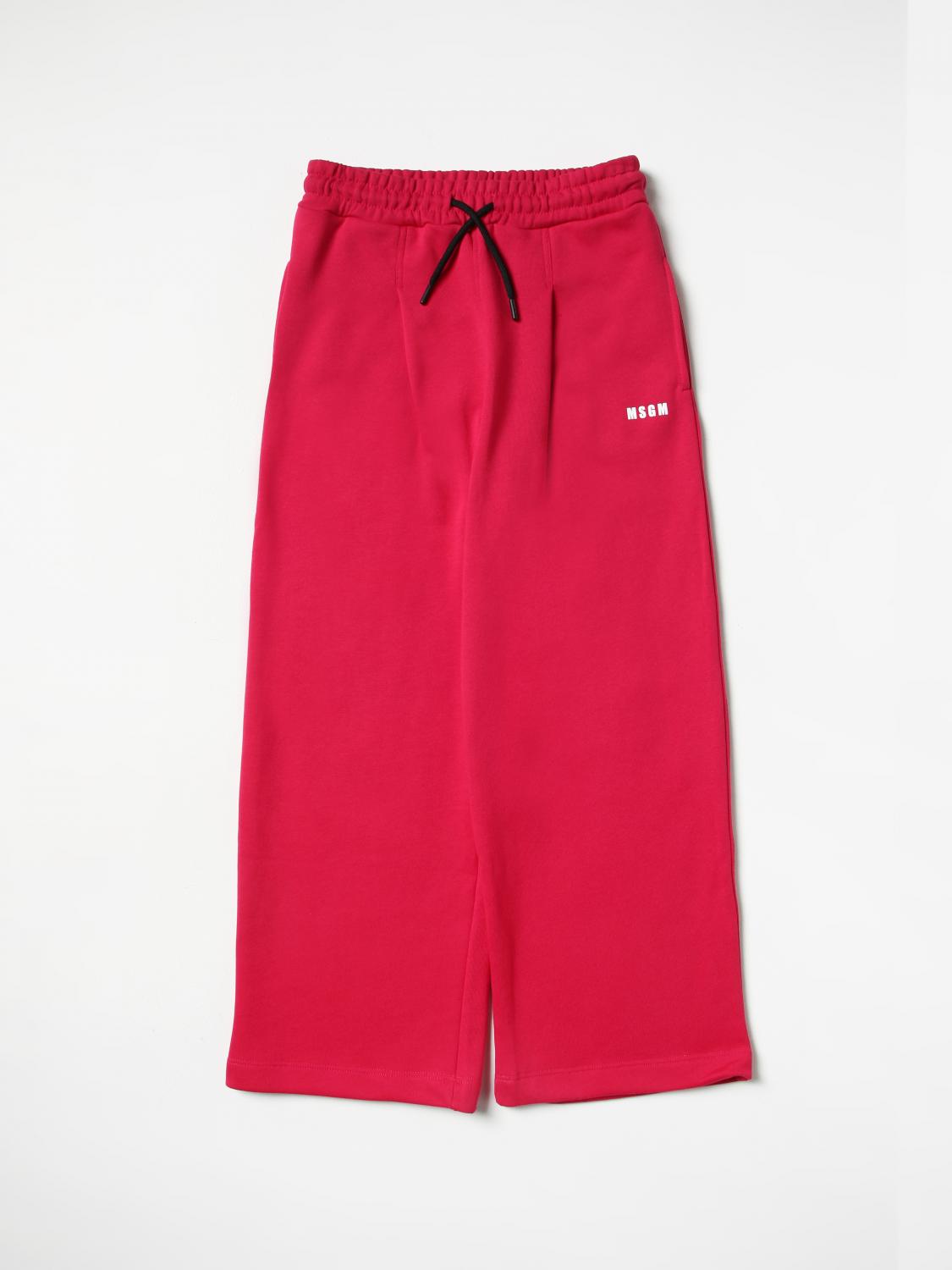 Msgm Kids Trousers MSGM KIDS Kids colour Fuchsia