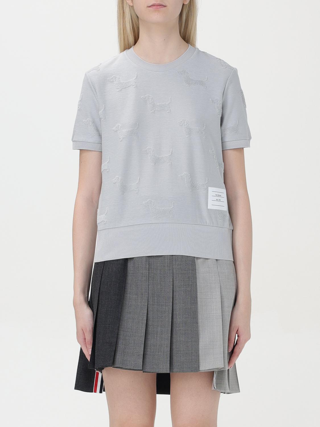 Thom Browne T-Shirt THOM BROWNE Woman color Grey