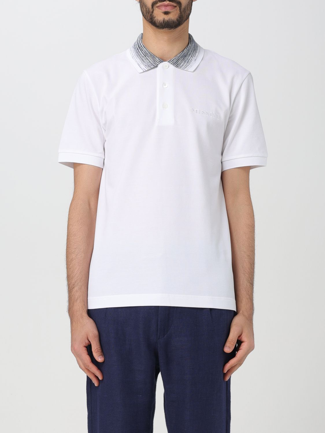 Missoni Polo Shirt MISSONI Men colour White