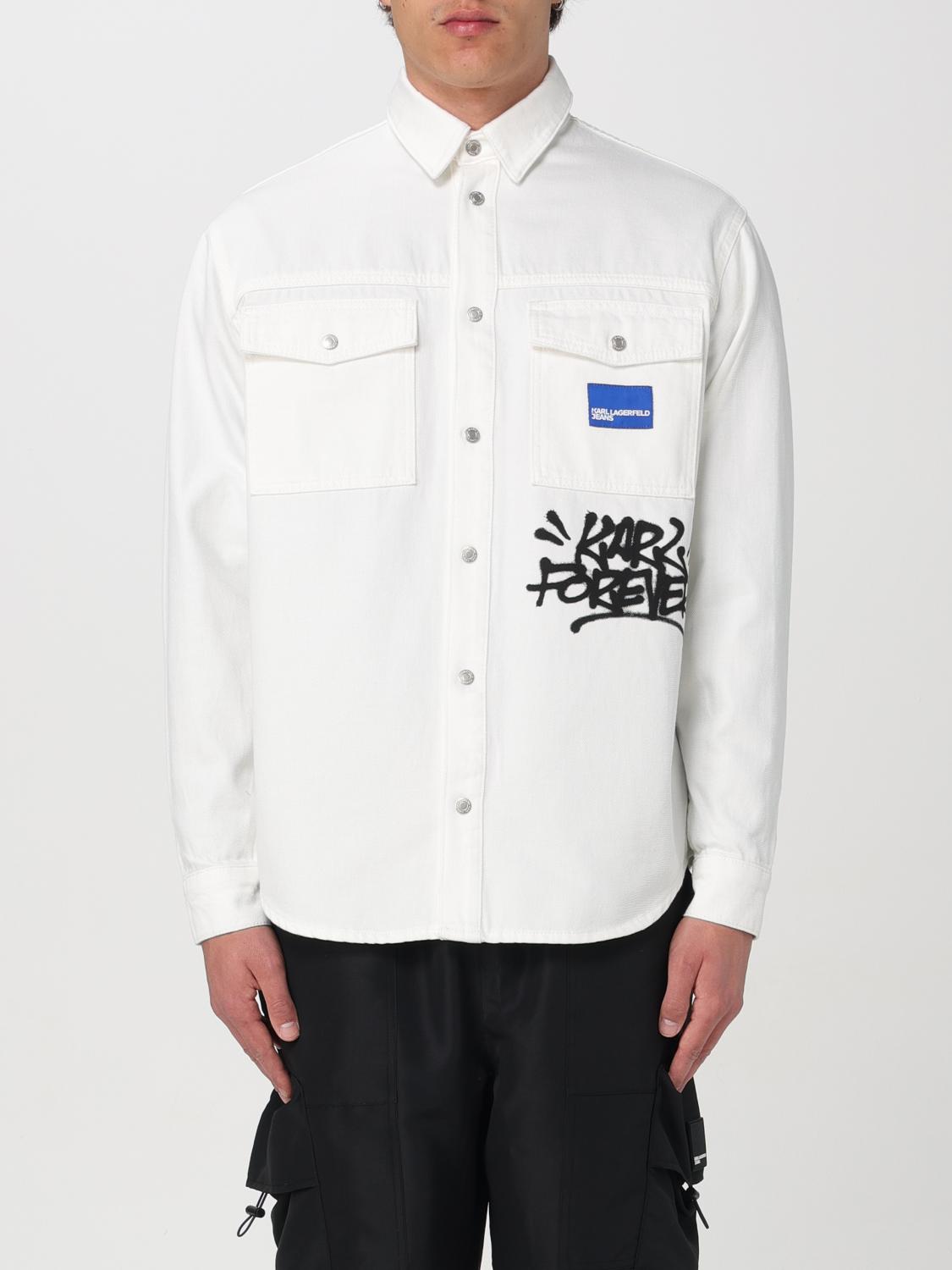 Karl Lagerfeld Shirt KARL LAGERFELD Men colour White