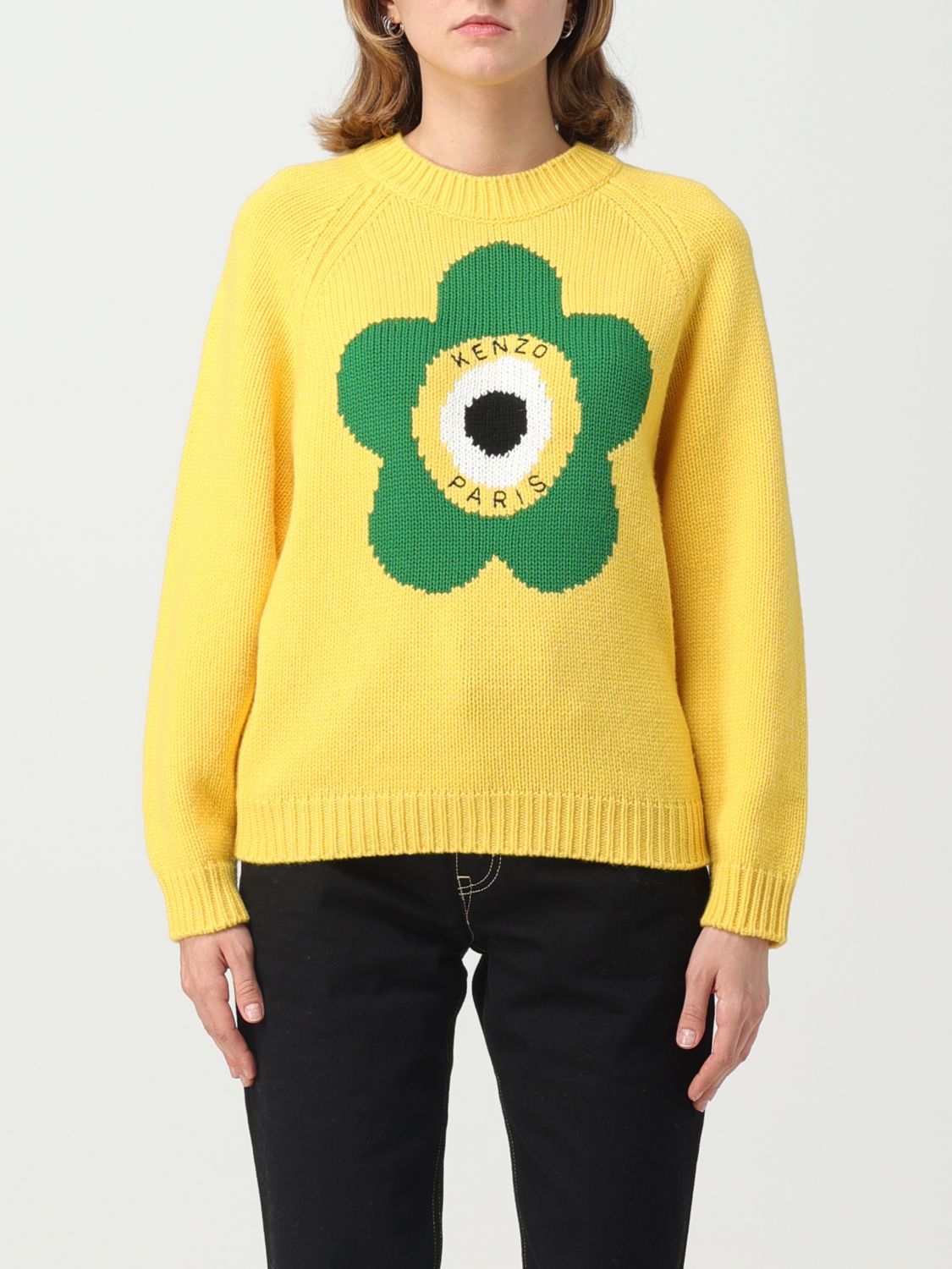 Kenzo Jumper KENZO Woman colour Yellow