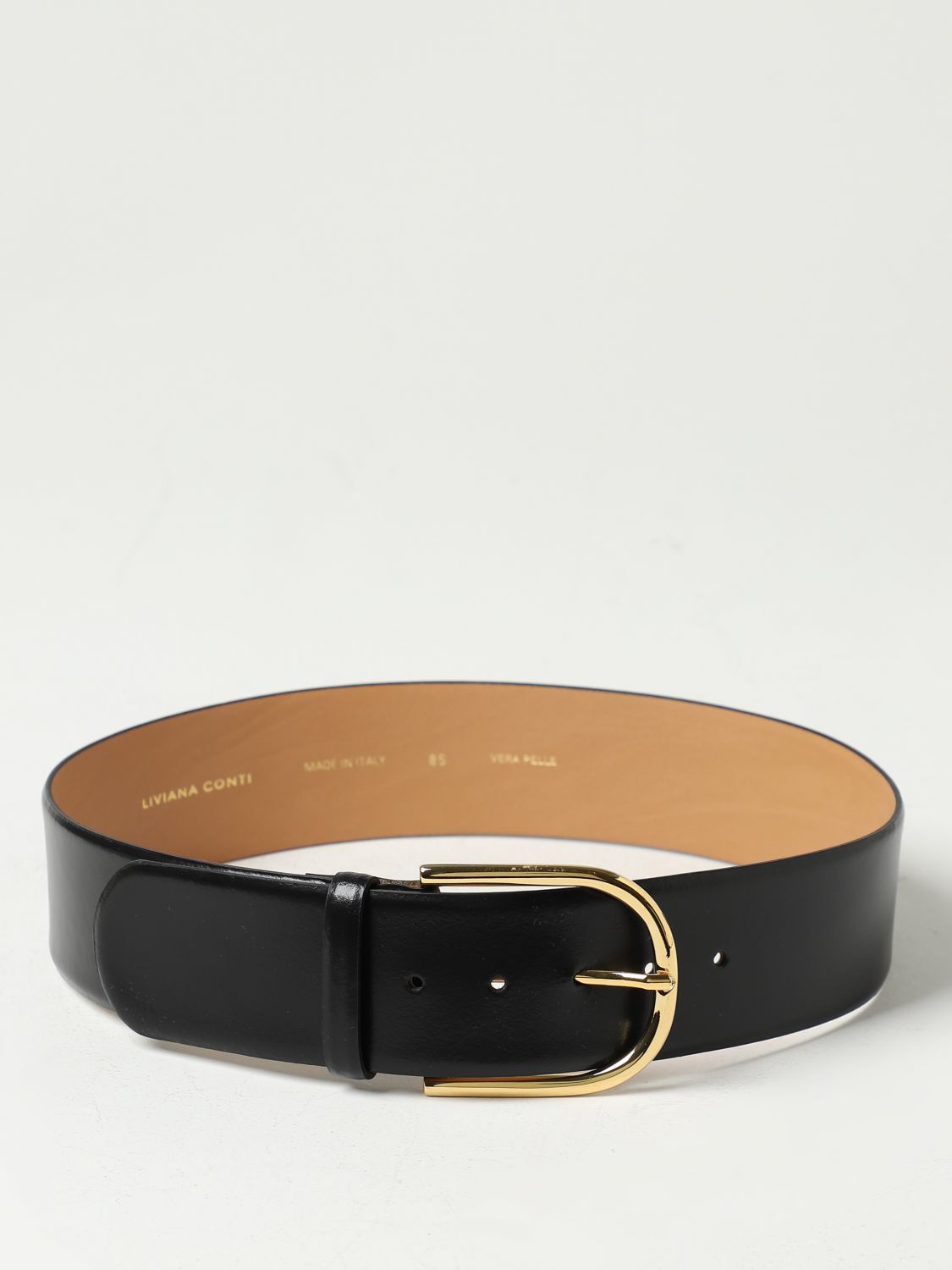 Liviana Conti Belt LIVIANA CONTI Woman colour Black