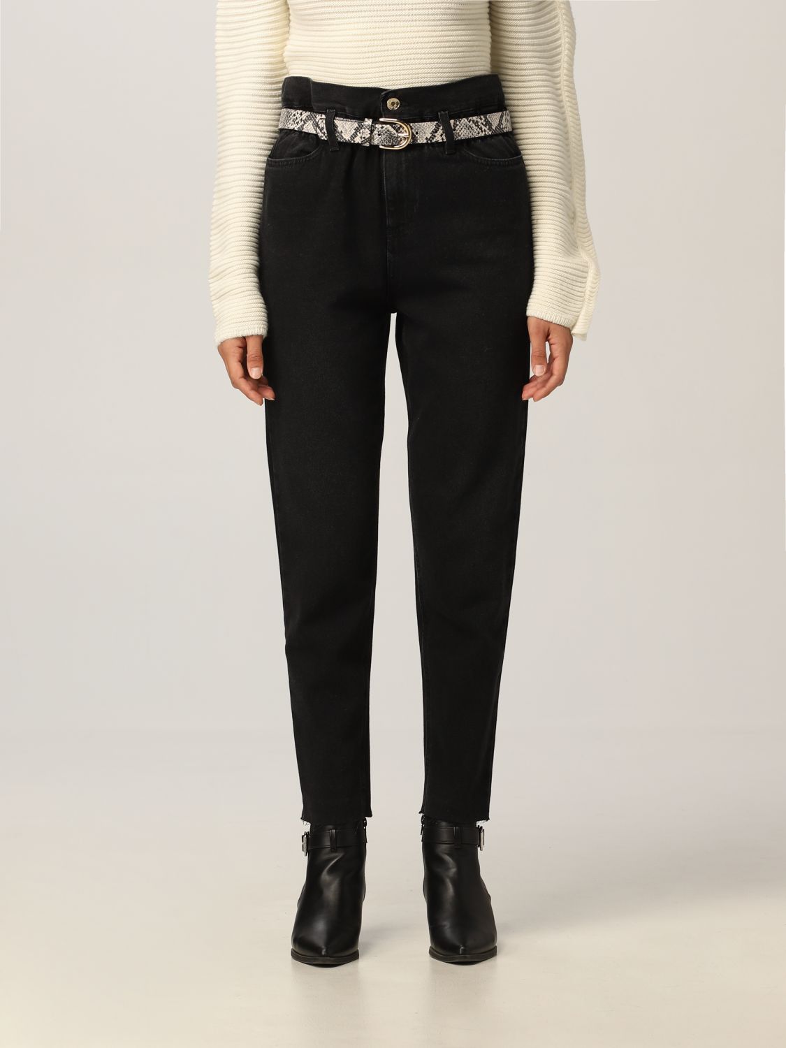 Liu Jo Liu Jo jeans in washed denim with belt