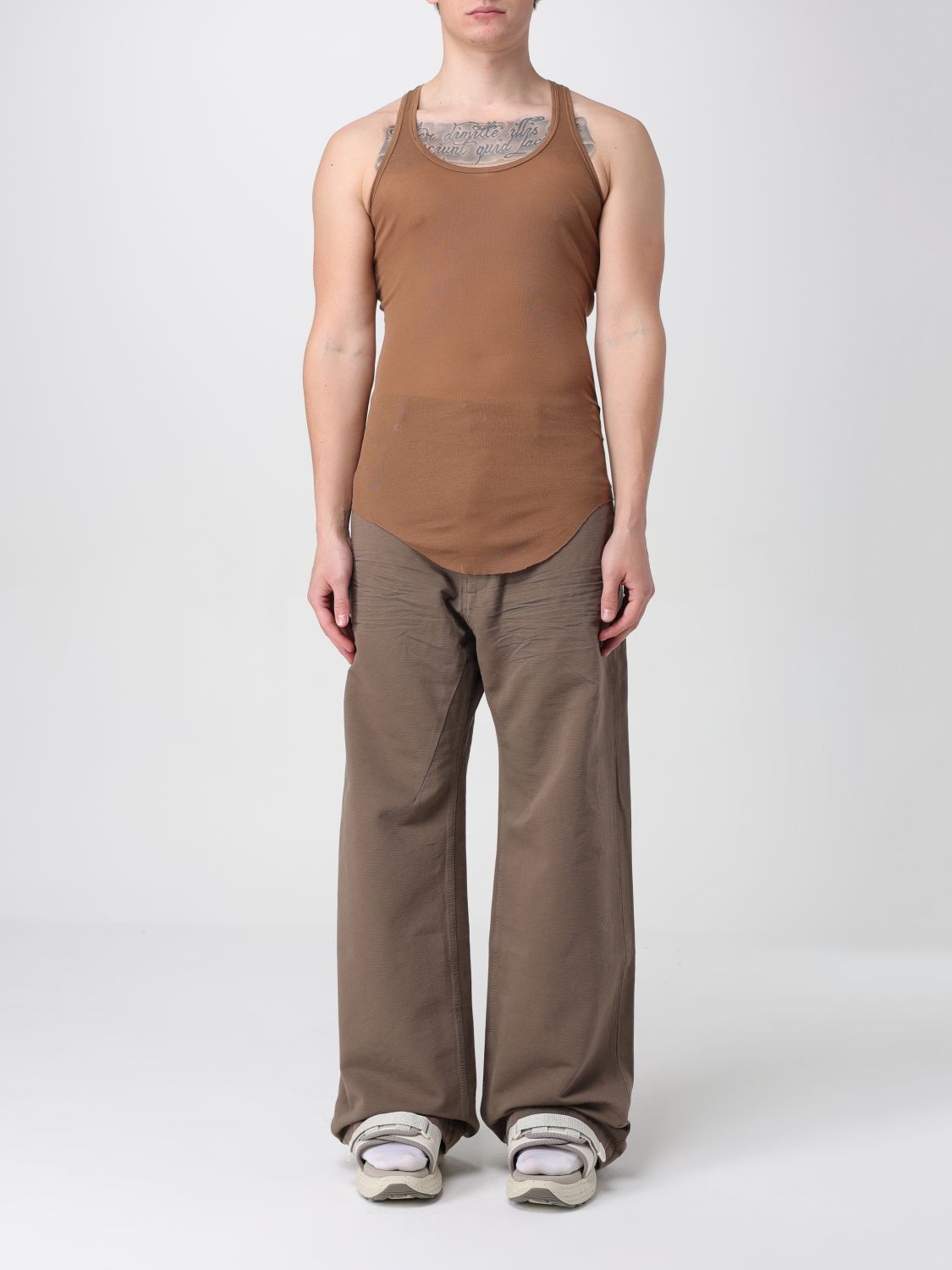 Rick Owens Drkshdw T-Shirt RICK OWENS DRKSHDW Men colour Brown