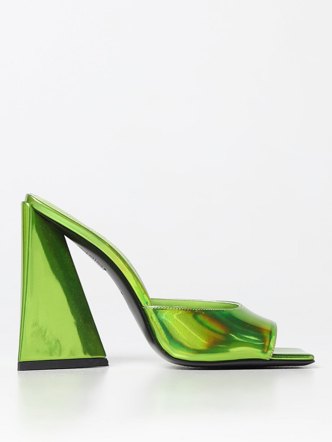 The Attico Heeled Sandals THE ATTICO Woman colour Lime