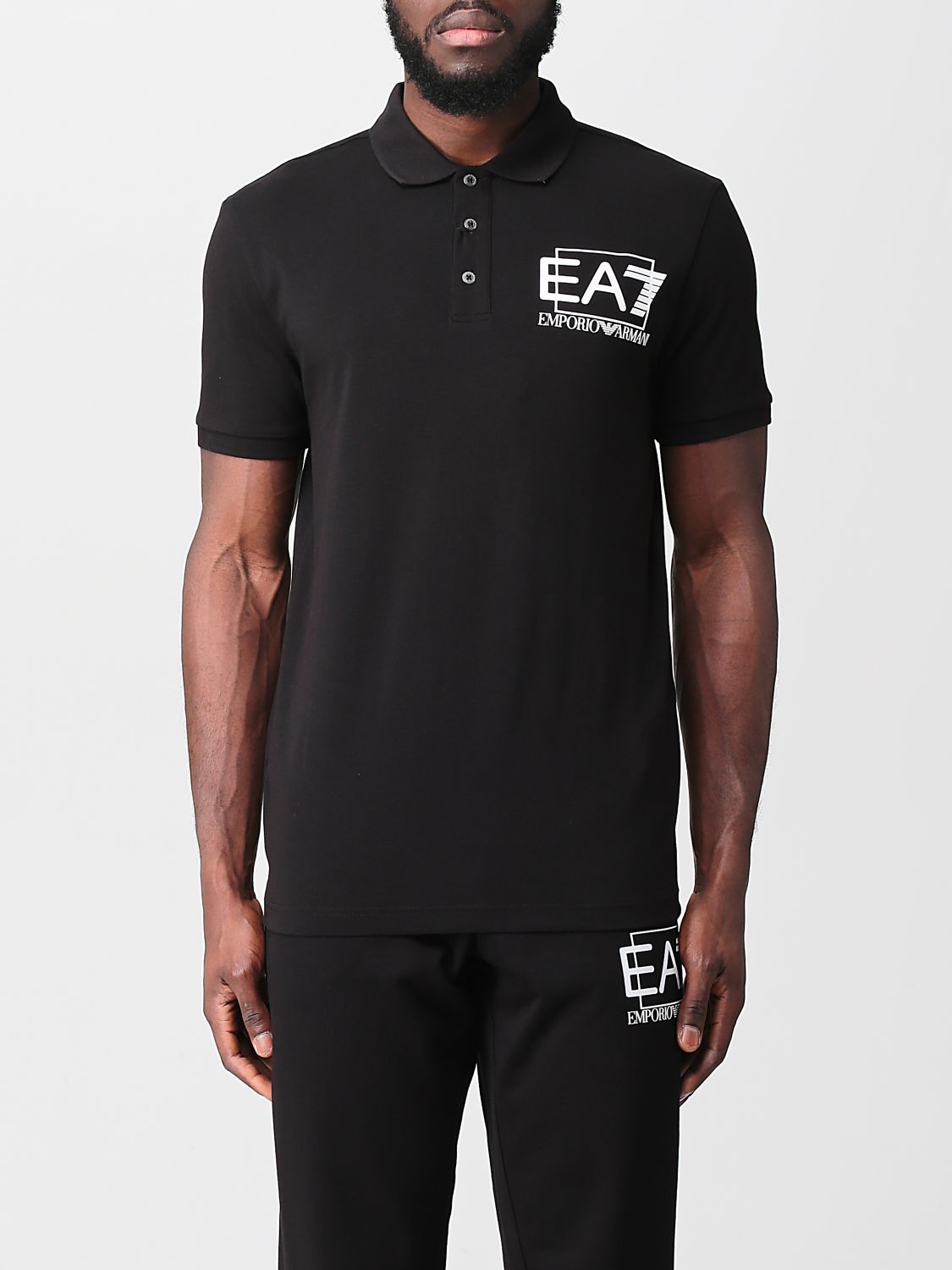 EA7 Polo Shirt EA7 Men colour Black