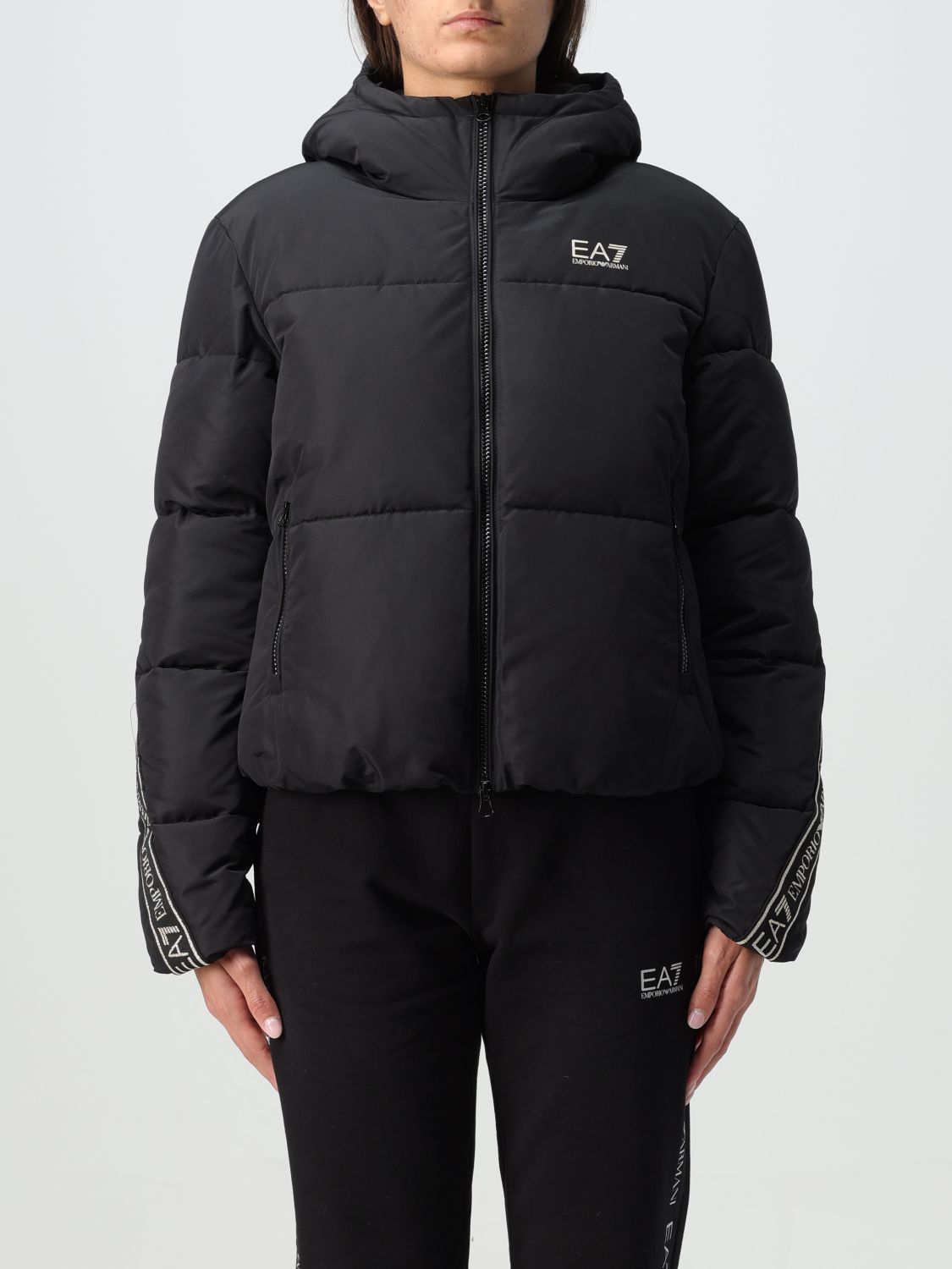 EA7 Jacket EA7 Woman colour Black