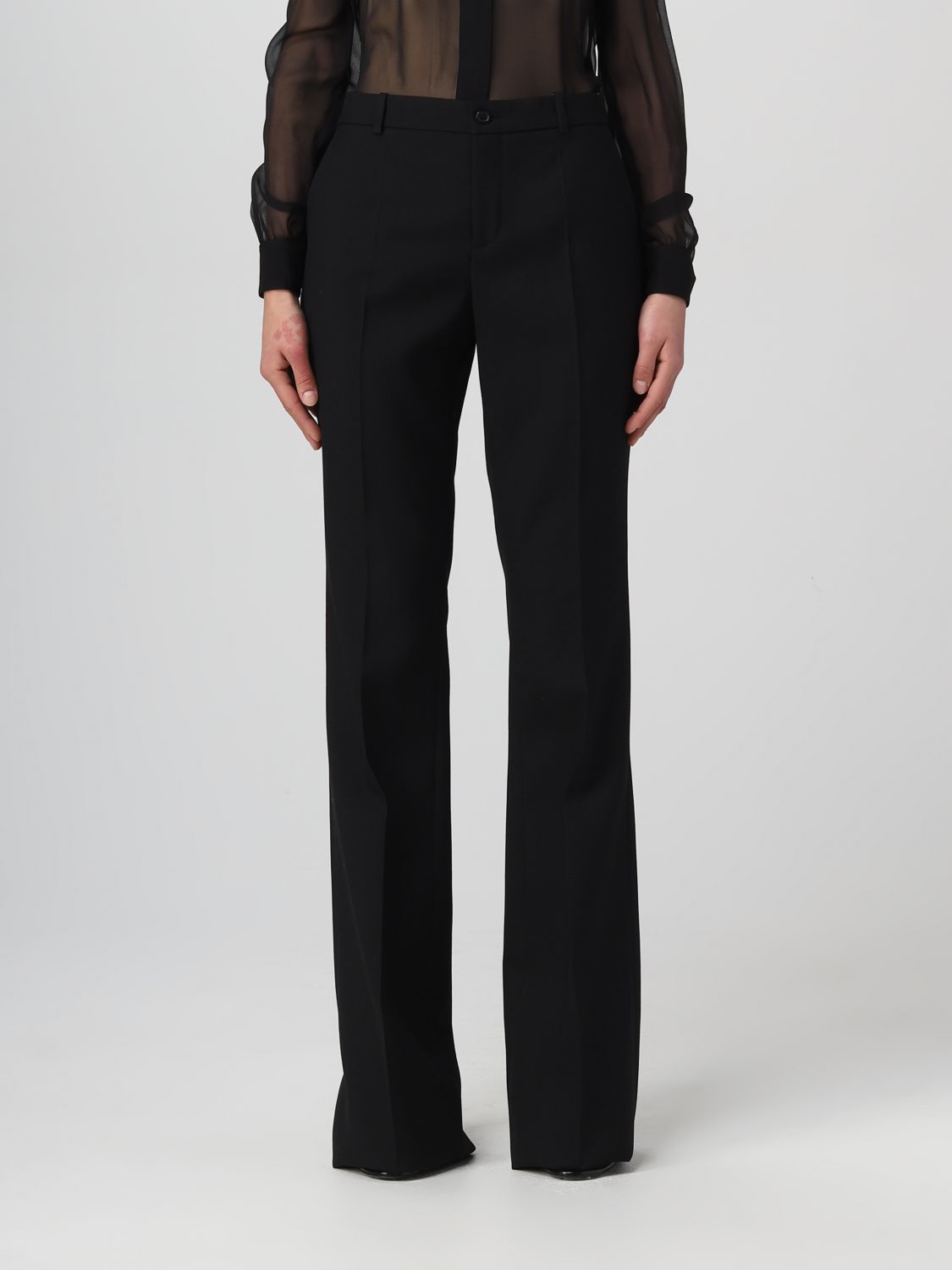 Saint Laurent Trousers SAINT LAURENT Woman colour Black