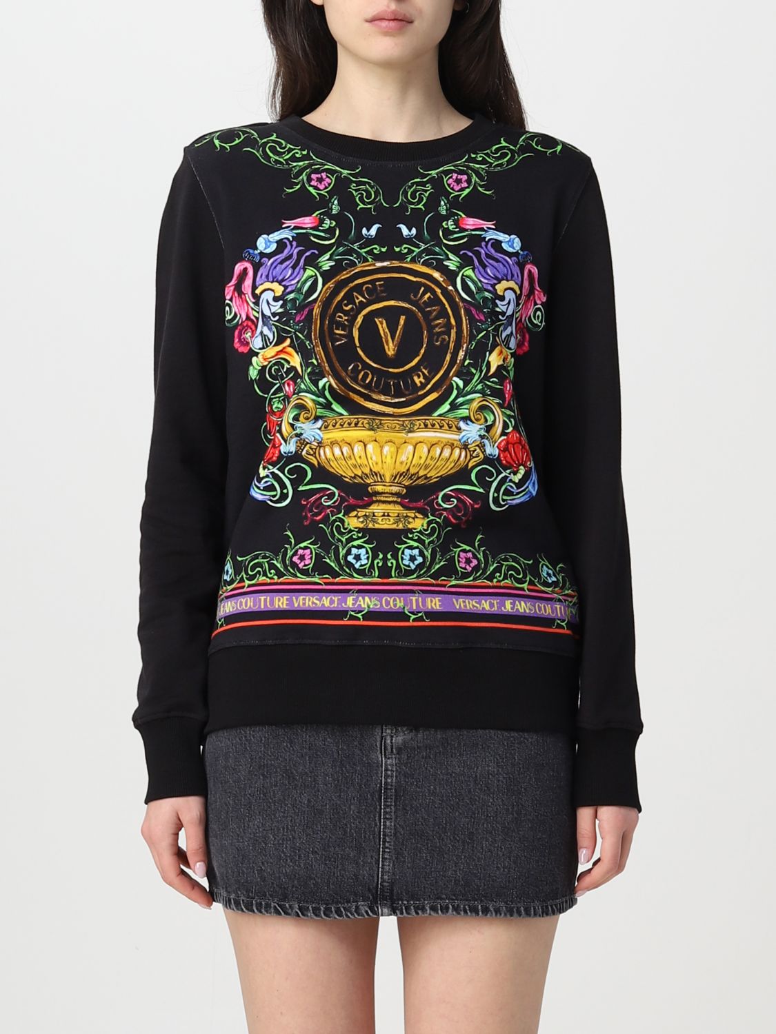 Versace Jeans Couture Sweatshirt VERSACE JEANS COUTURE Woman colour Black