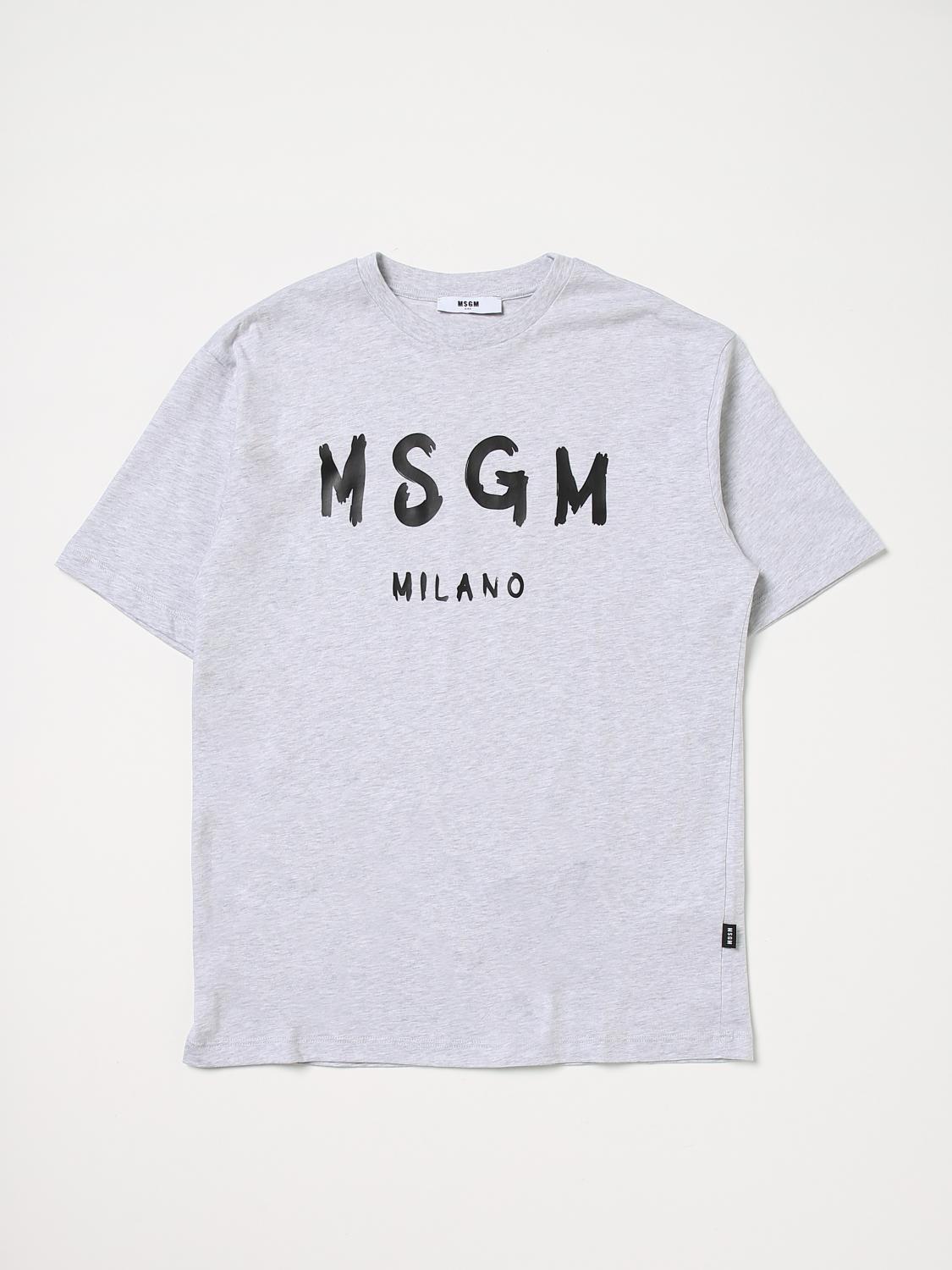 Msgm Kids T-Shirt MSGM KIDS Kids colour Grey