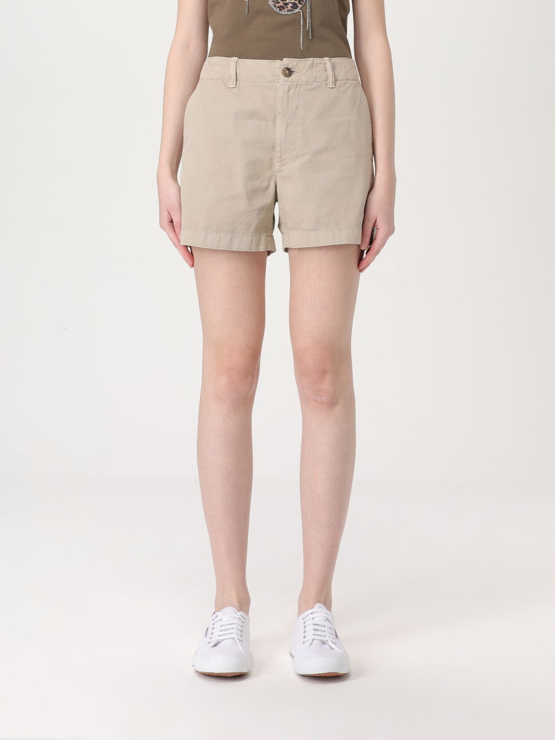 Polo Ralph Lauren Short POLO RALPH LAUREN Woman color Beige