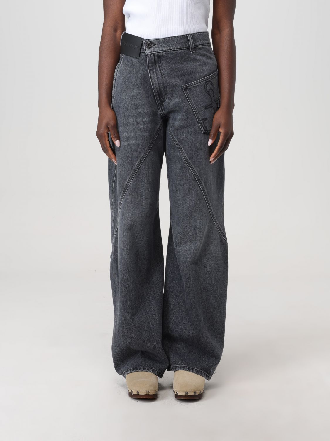 Jw Anderson Jeans JW ANDERSON Woman colour Grey