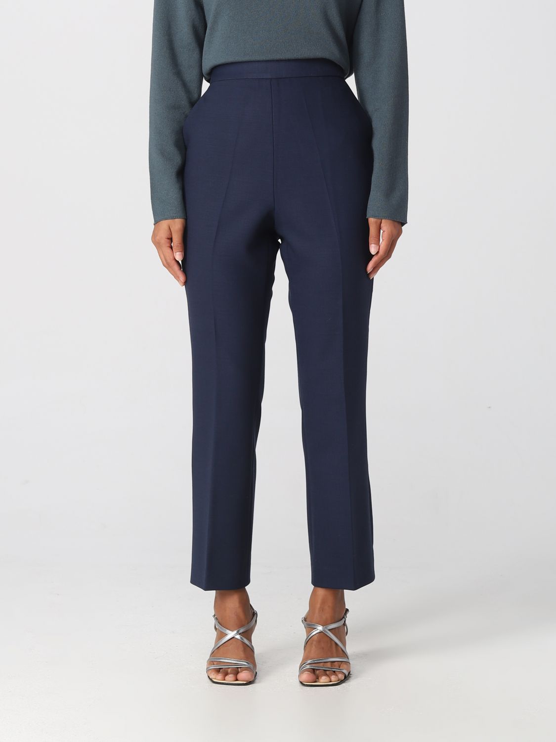 Fabiana Filippi Trousers FABIANA FILIPPI Woman colour Blue