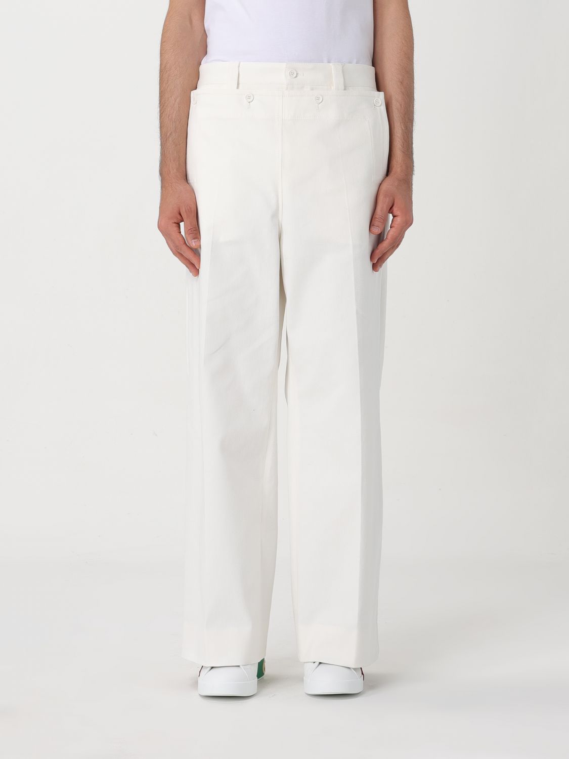 Dolce & Gabbana Trousers DOLCE & GABBANA Men colour White