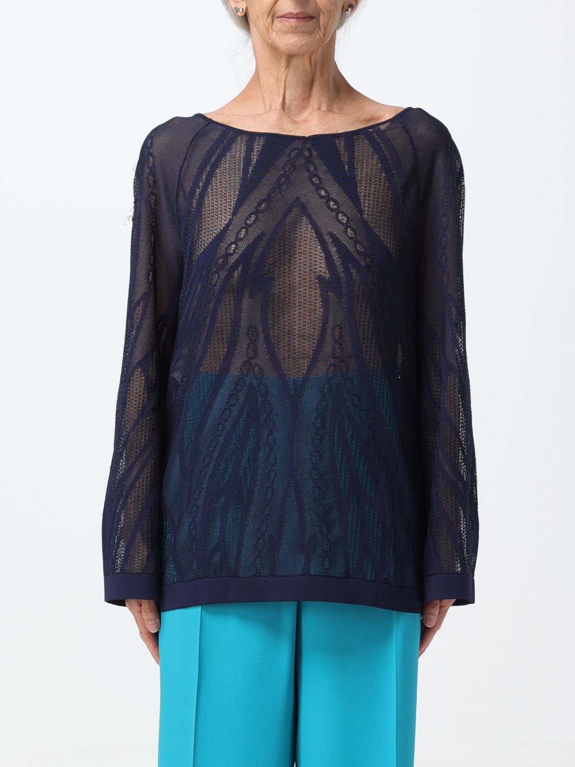 Alberta Ferretti Jumper ALBERTA FERRETTI Woman colour Blue